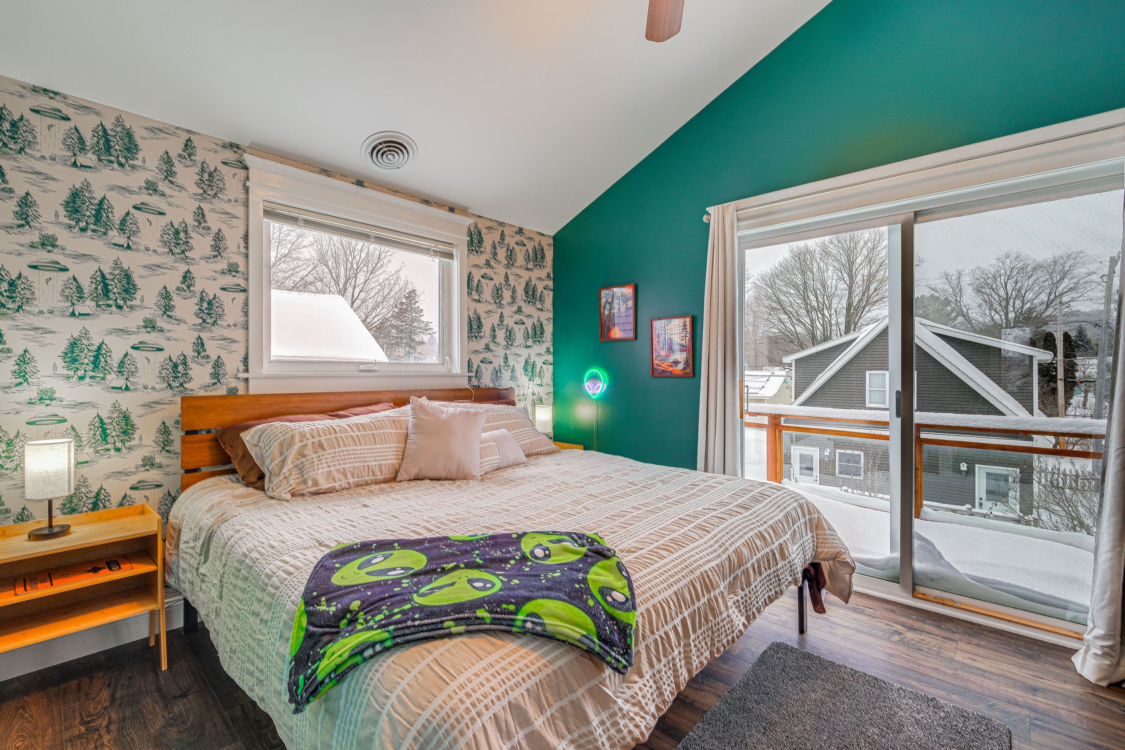 Bedroom 2 | 2nd Floor | King Bed | Private Balcony
