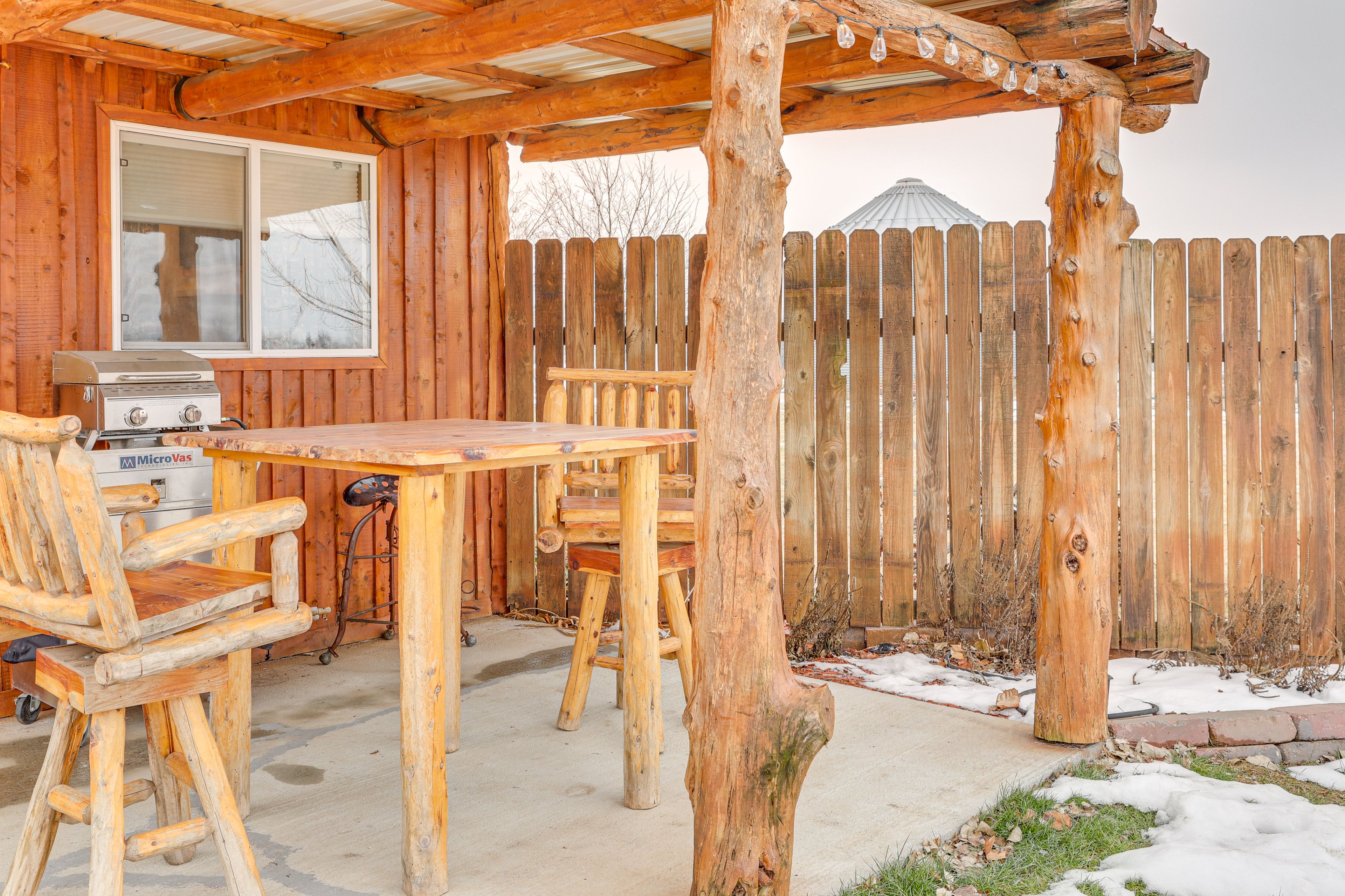 Outdoor Space | Fire Pit (Wood Provided) | Dining Area