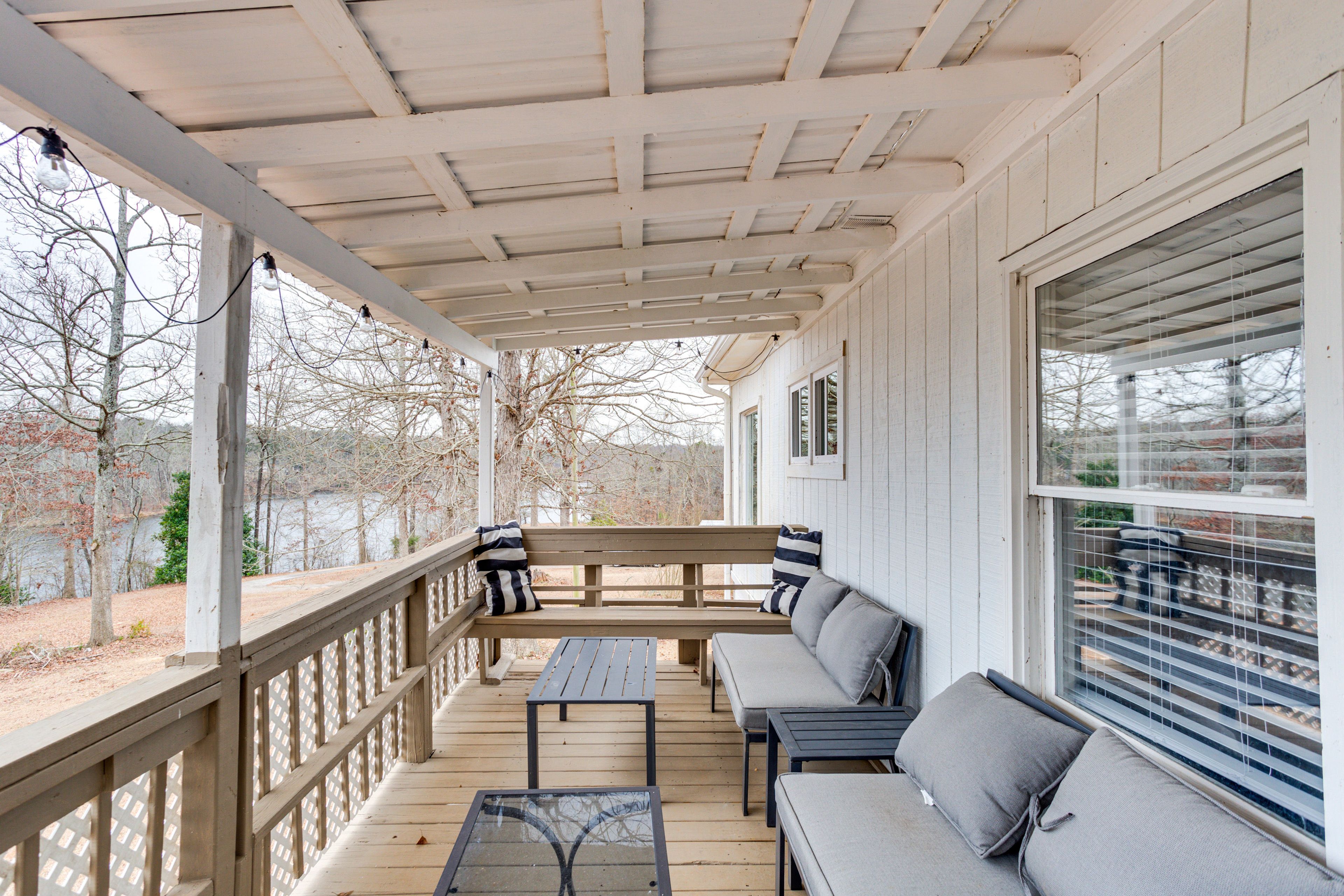 Porch | Seating | Lake View | Driveway Parking (6 Vehicles) | RV/Trailer Parking