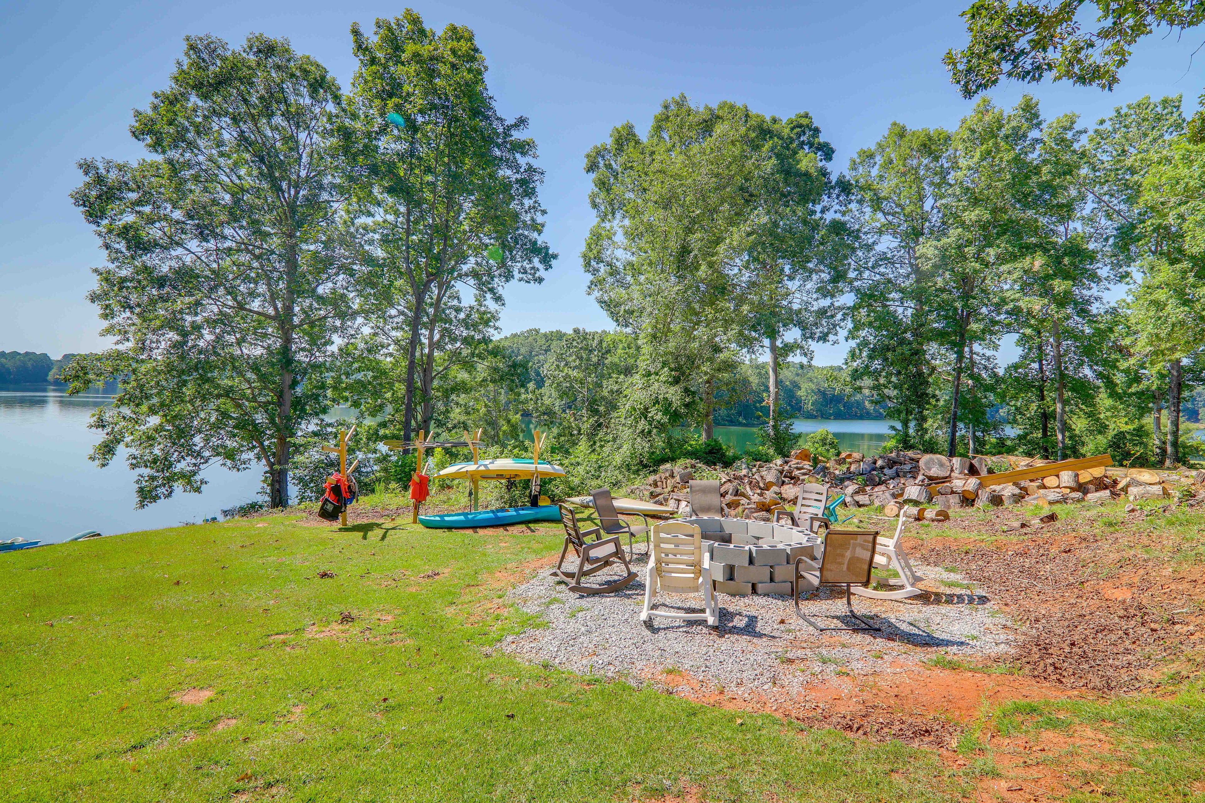 Yard | Shared Fire Pit (Wood Provided) | Shared Kayaks & Canoe
