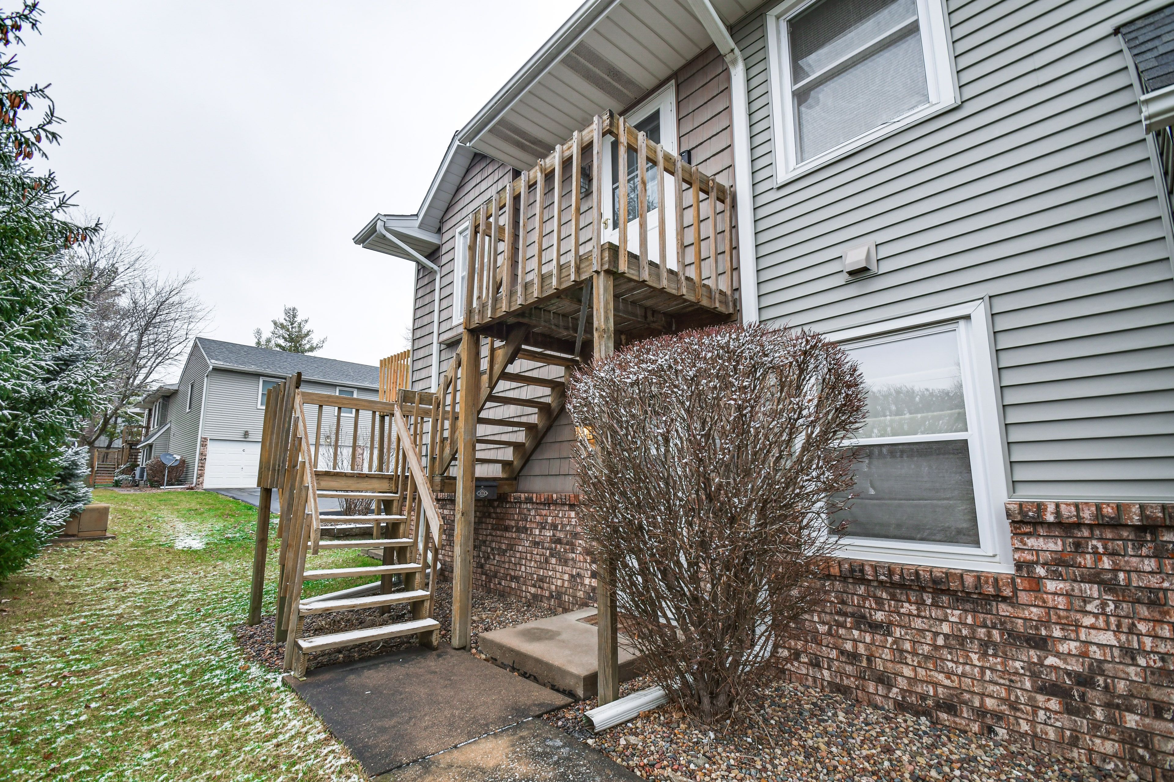 Condo Exterior | Stairs to Enter