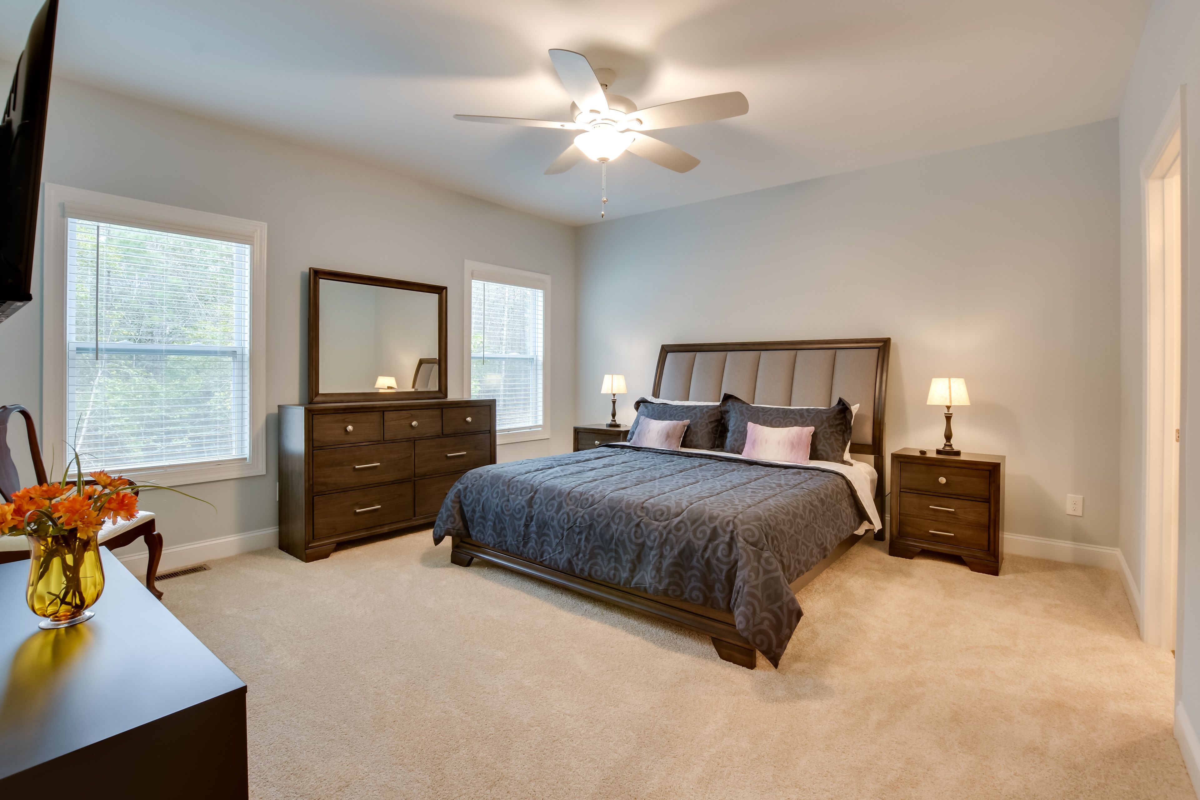 Bedroom 1 | King Bed | Linens & Towels Provided | 1st Floor