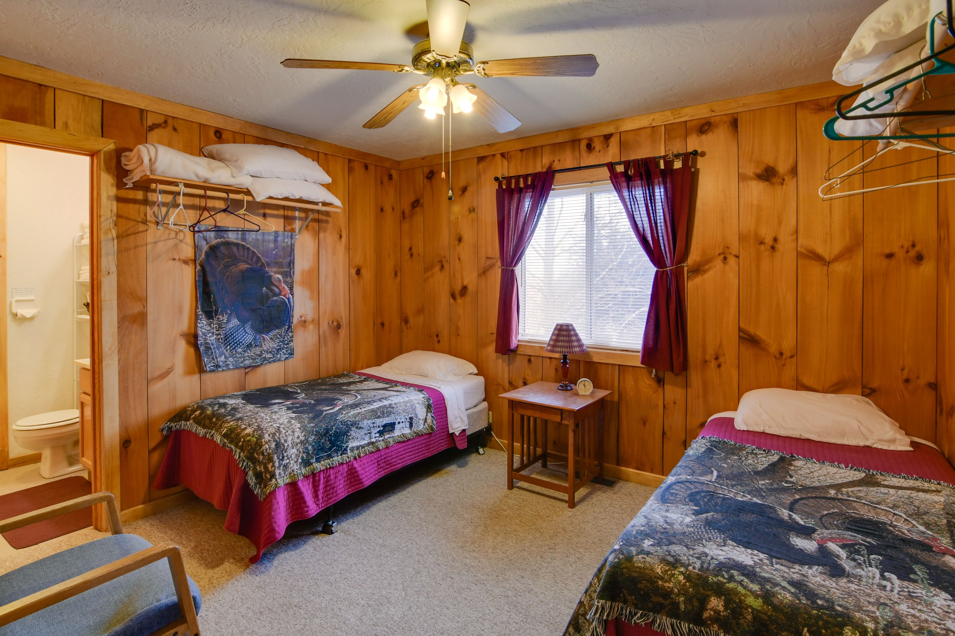 Bedroom 1 | 2nd Floor | 2 Twin Beds | Linens Provided