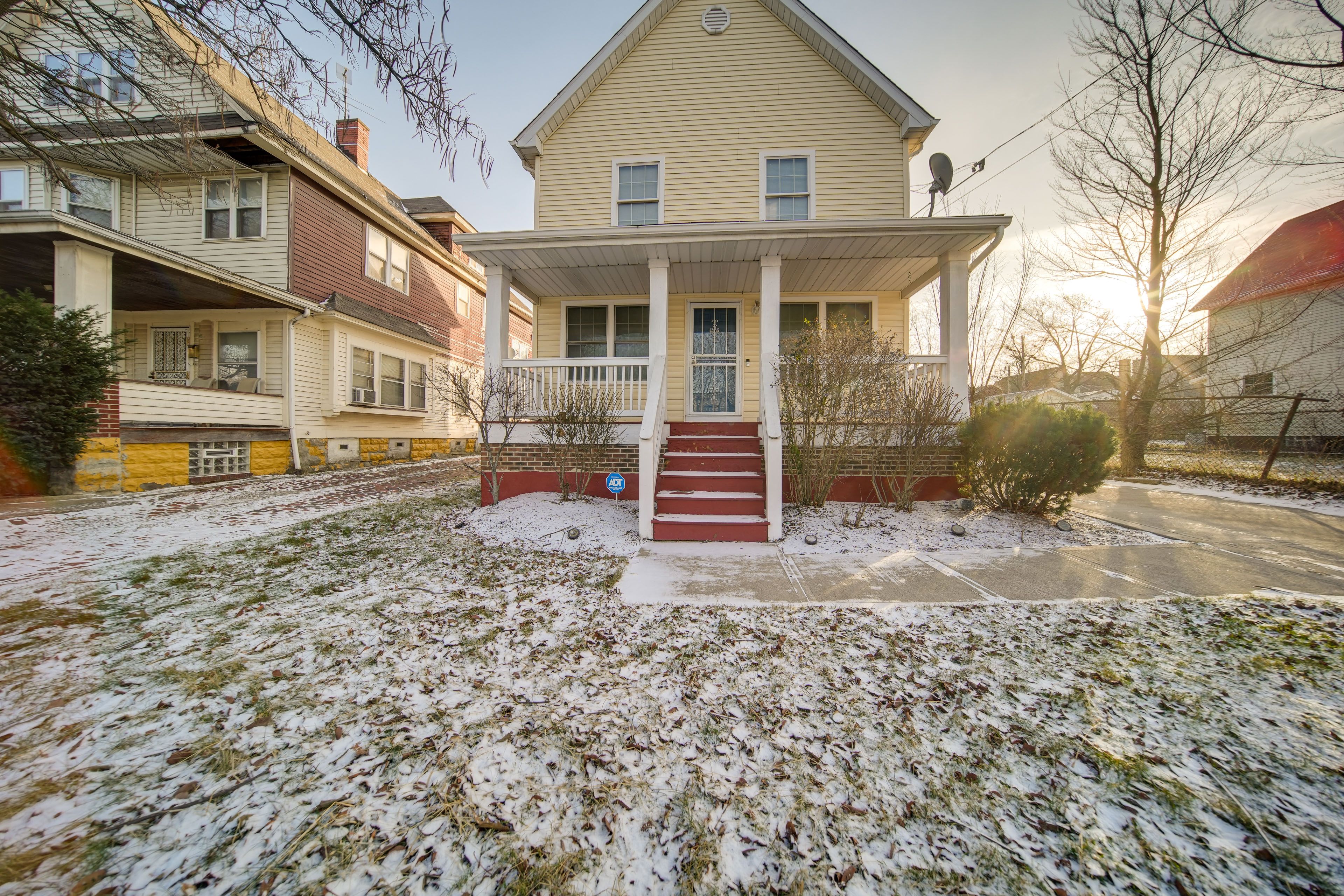 Property Exterior | 3-Floor Home | Private Yard