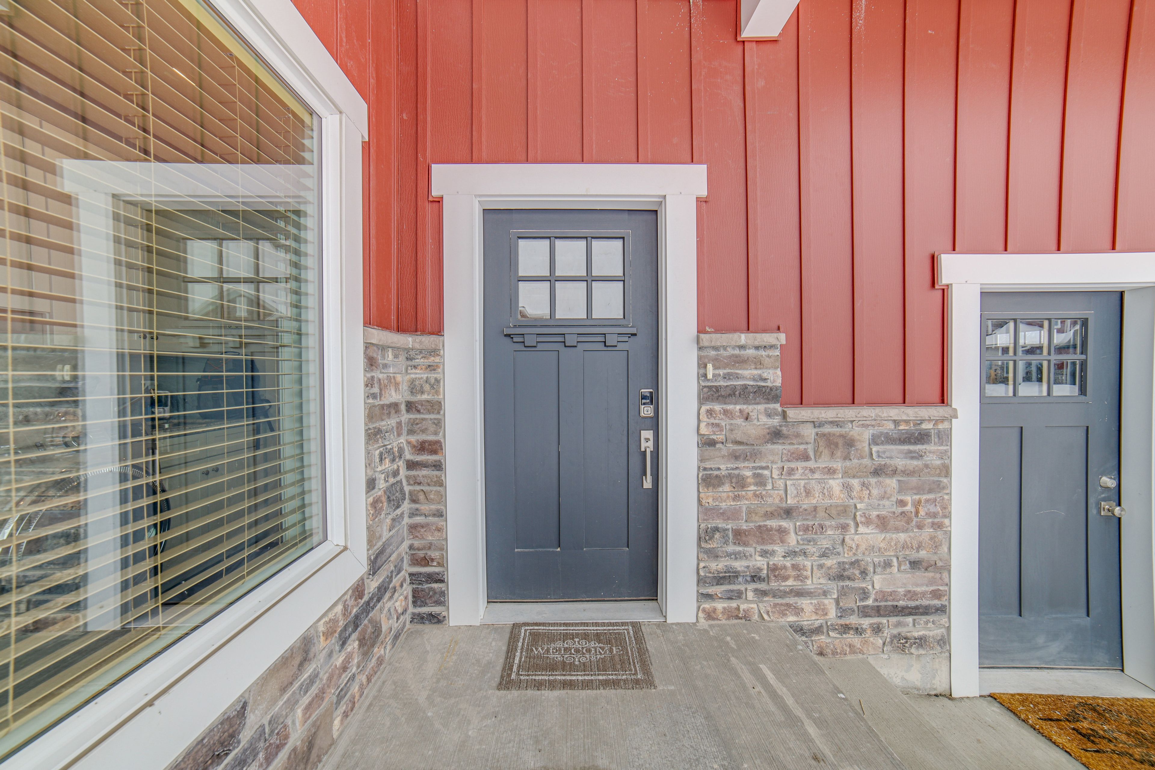 Townhome Exterior | Keyless Entry