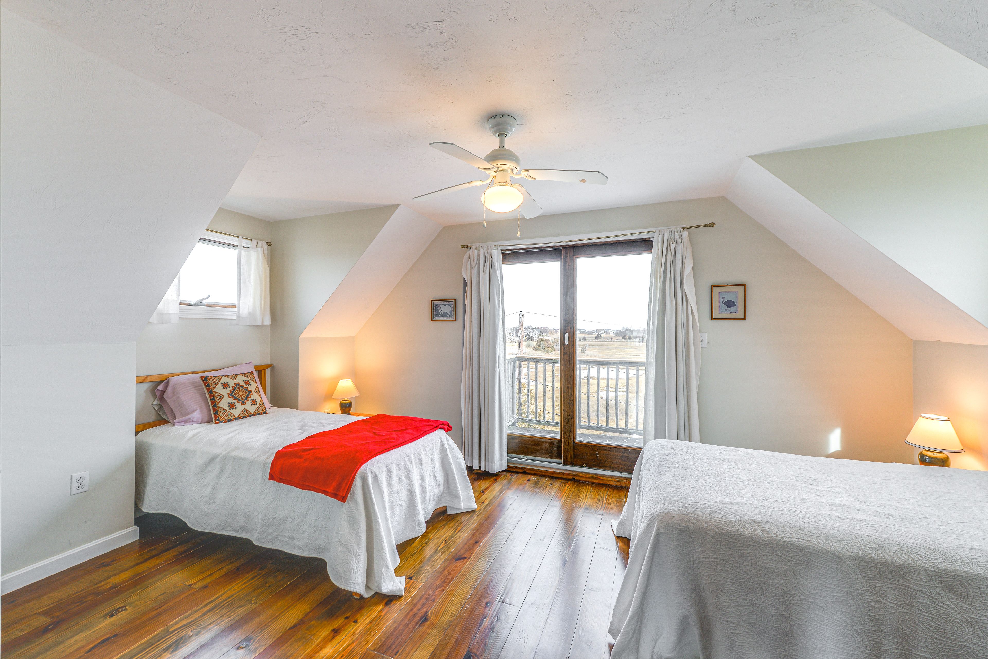 Bedroom 6 | 2 Twin Beds | Access to Balcony | 3rd Floor