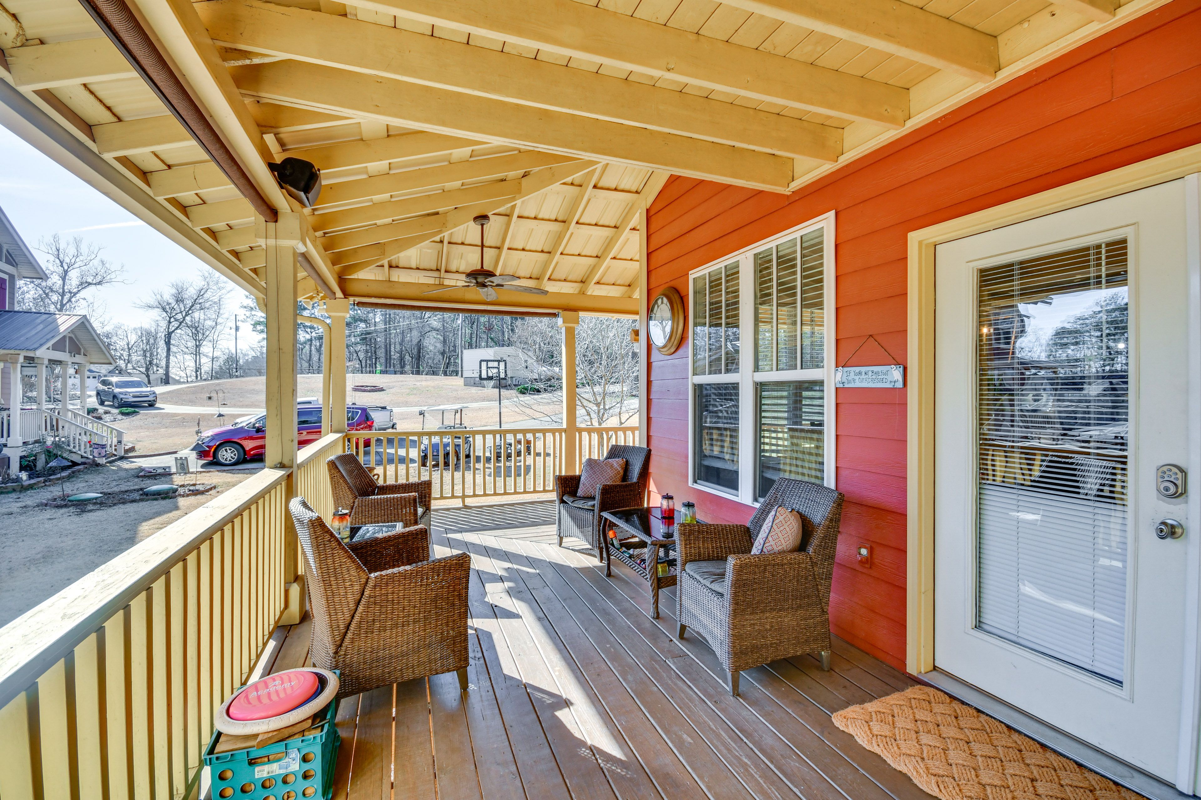 Covered Porch | Charcoal Grill