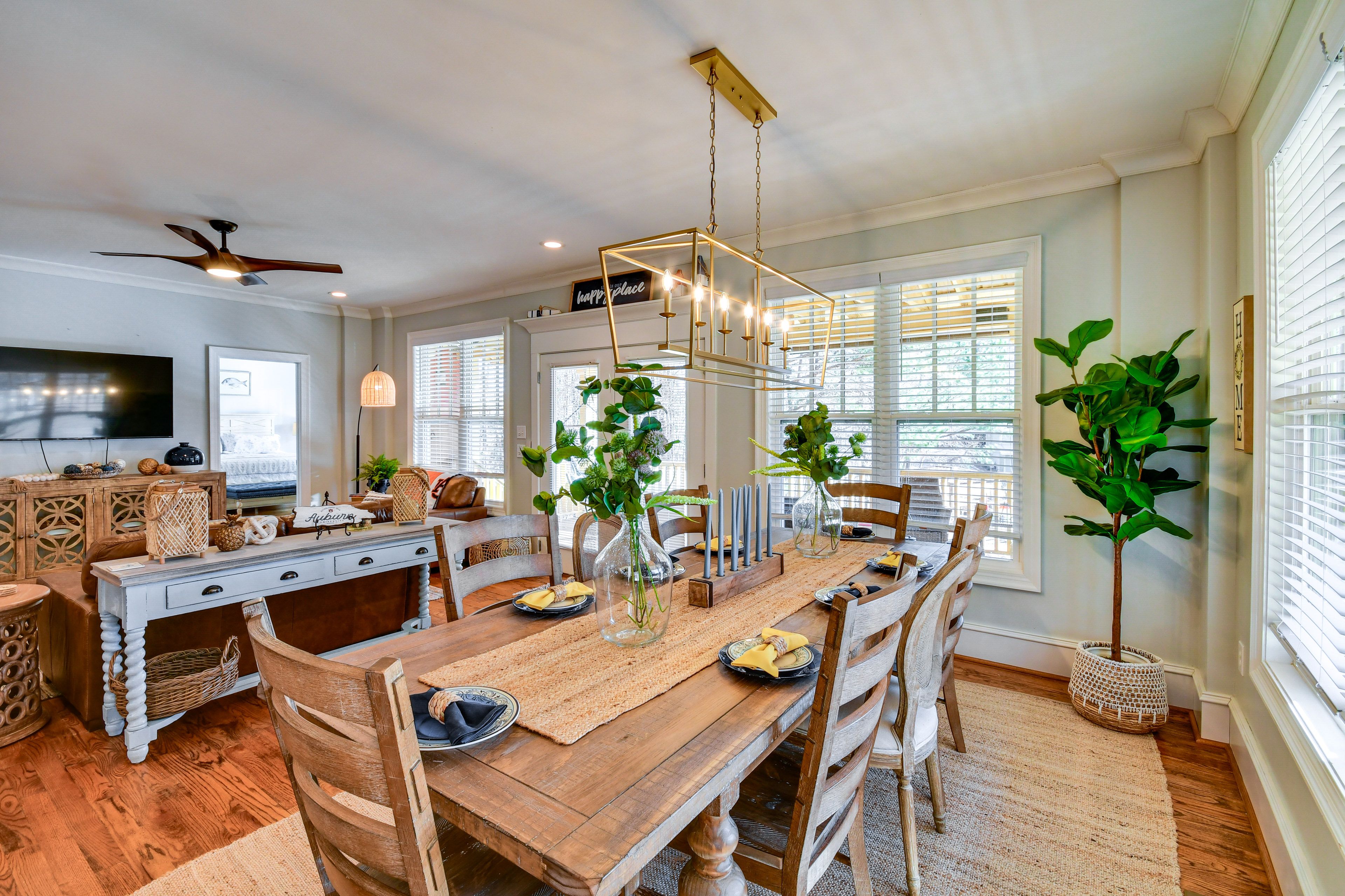 Dining Area | 1st Floor | Dining Table | Dishware/Flatware
