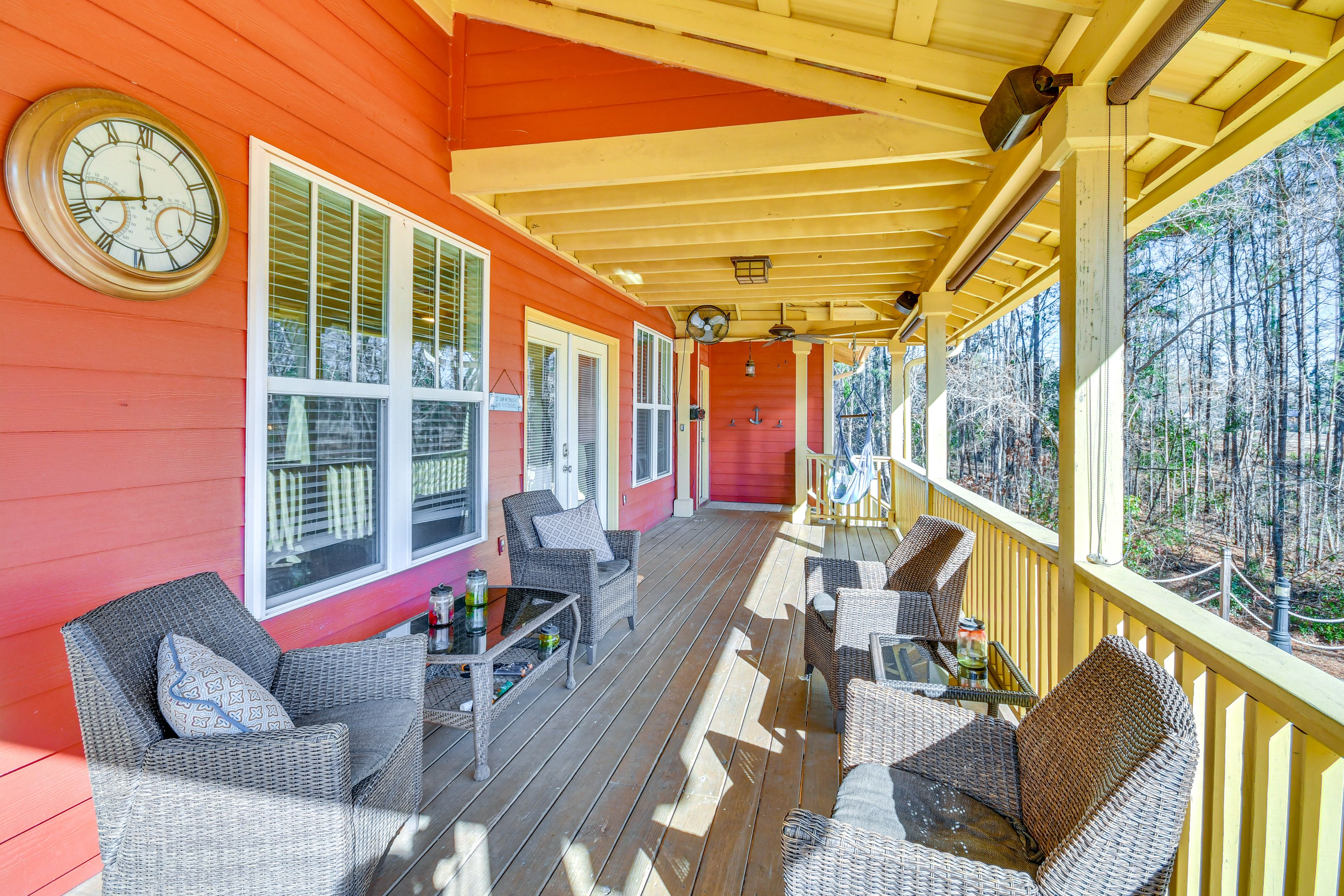 Porch | Outdoor Seating | Lake Views