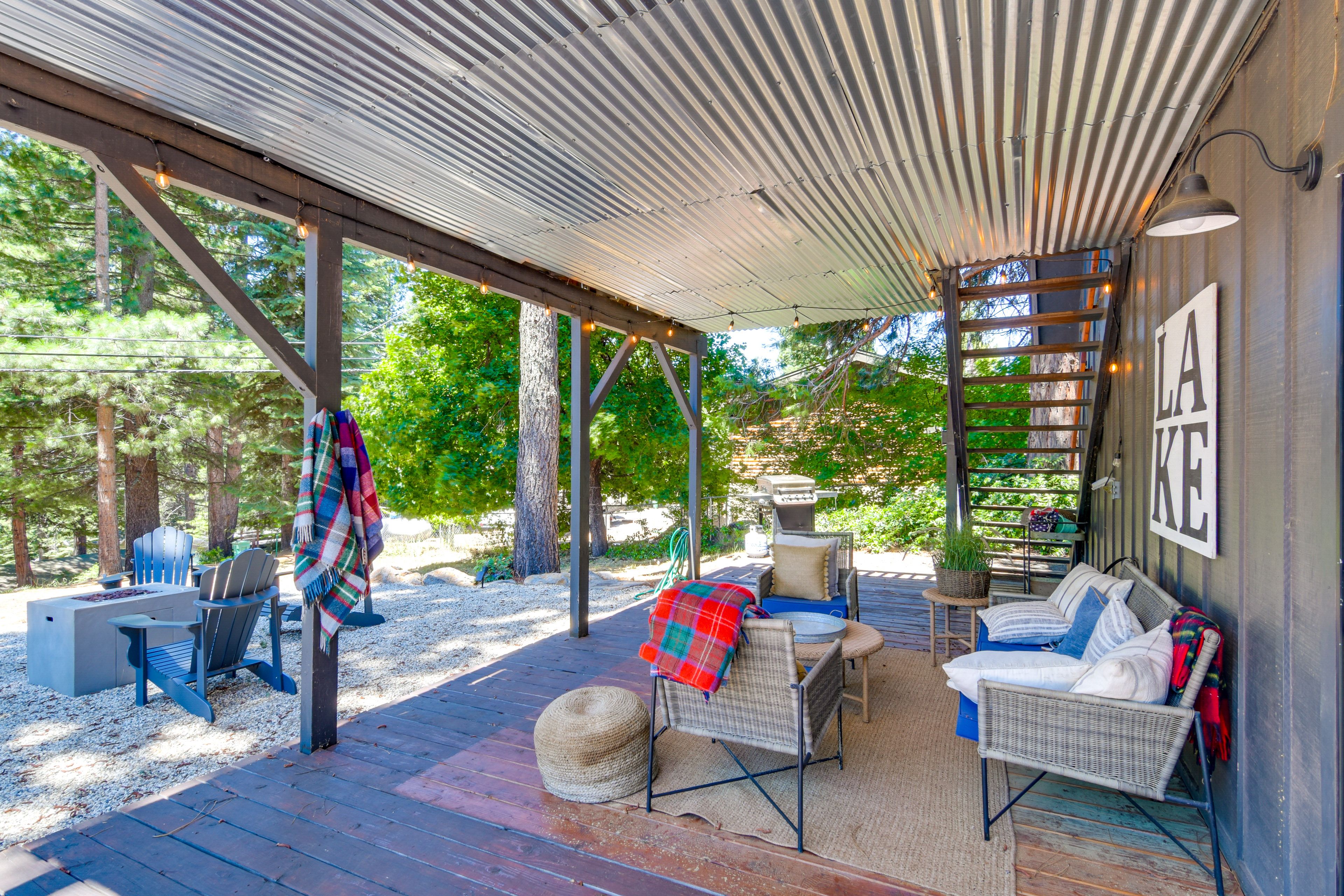 Covered Patio | Gas Fire Pit | Gas Grill | 2 Separate Units