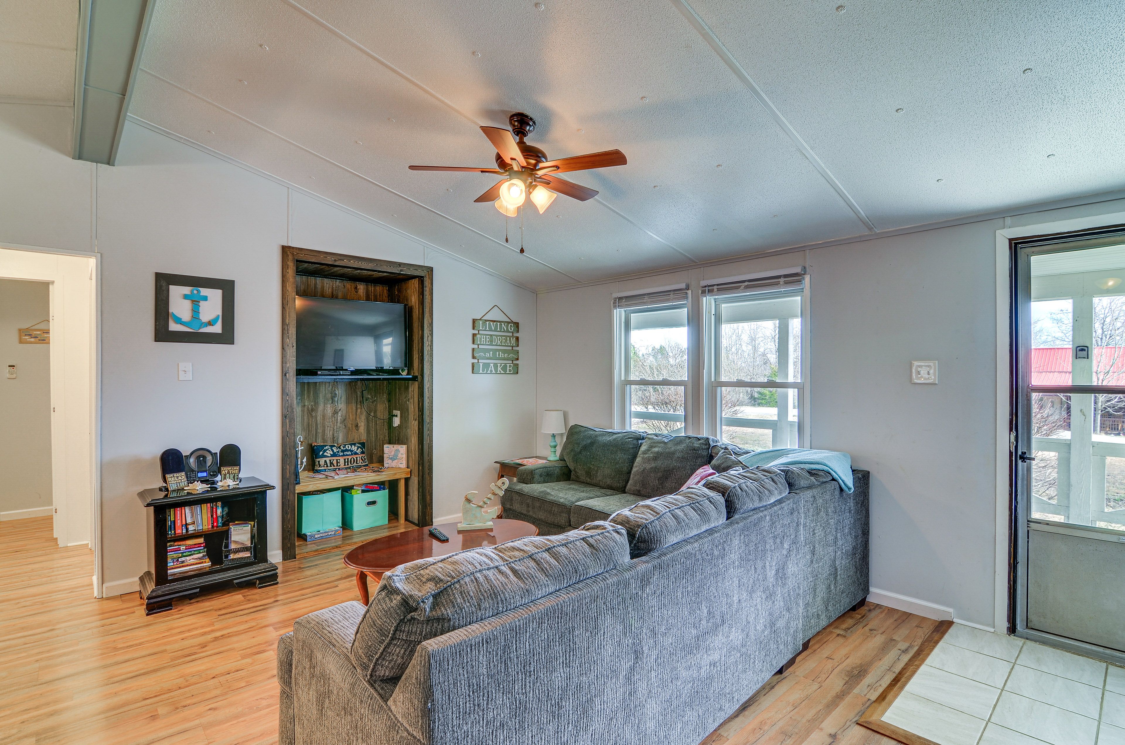 Living Area | Flat-Screen TV w/ Cable | Pack 'n Play | Board Games