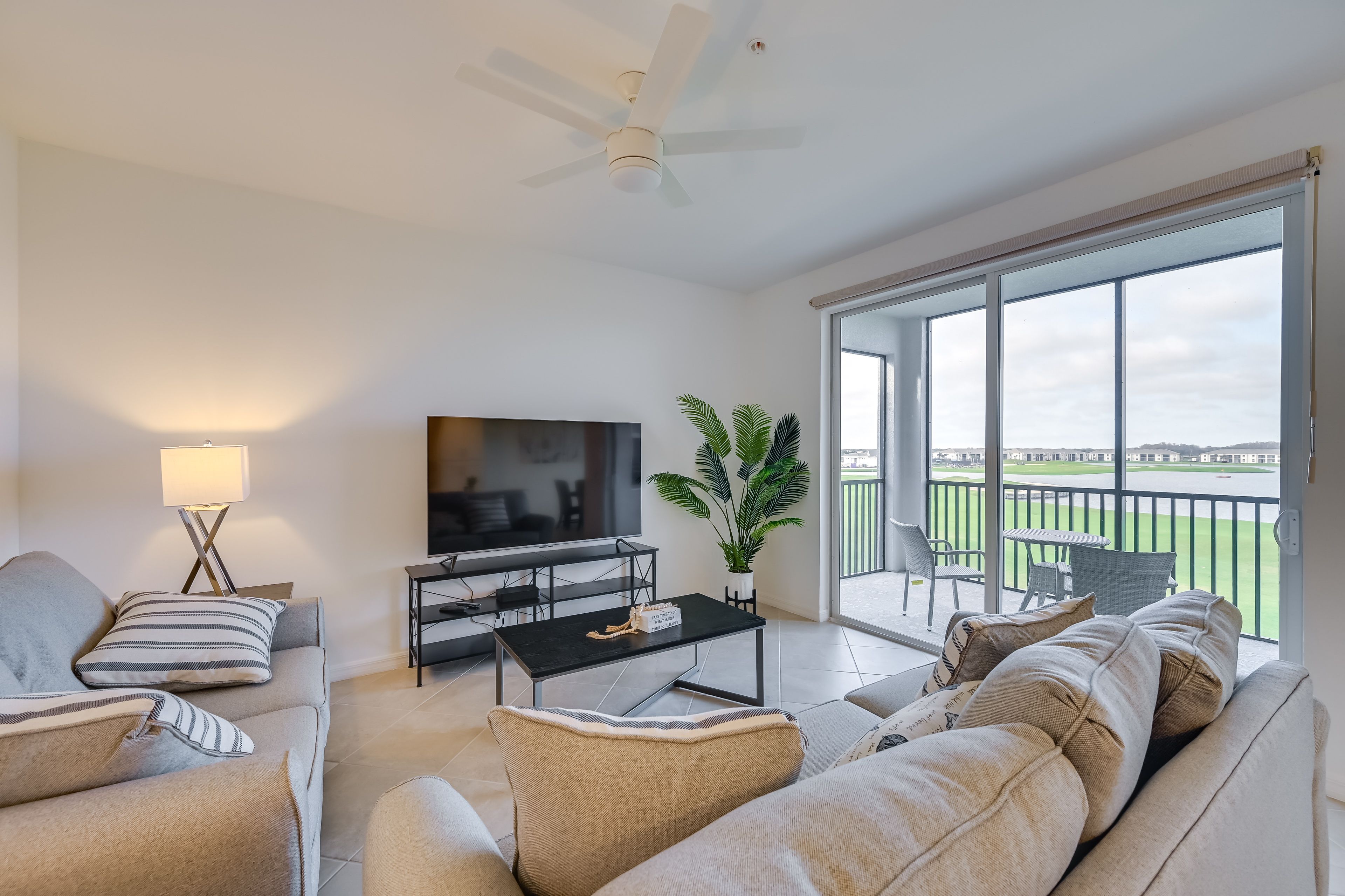 Living Room | Single-Story, 3rd-Floor Condo | Elevator