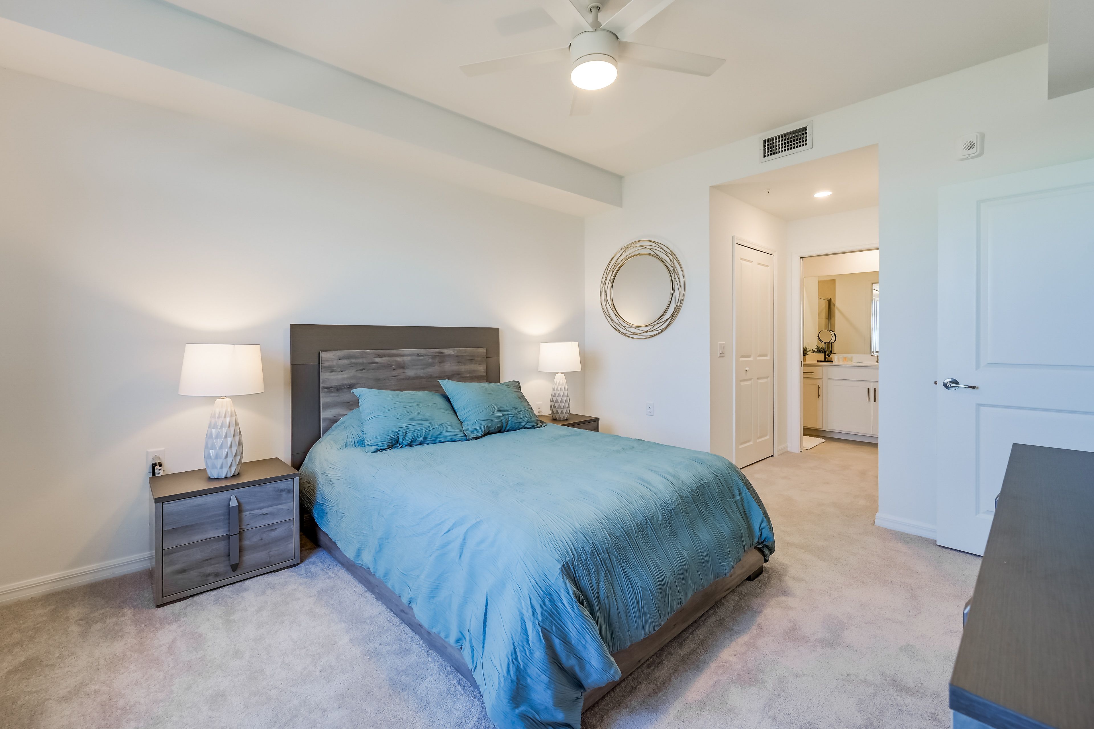 Bedroom 1 | Queen Bed | Linens & Towels | Smart TV | En-Suite Bathroom