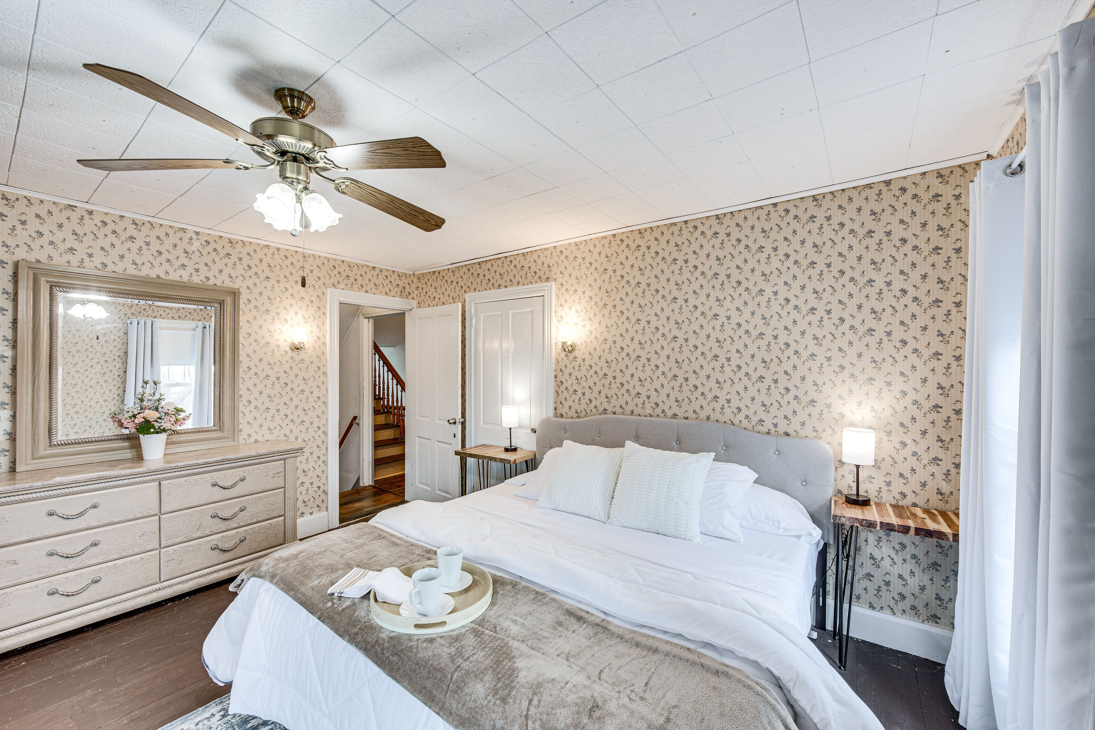 Bedroom 1 | King Bed | Linens Provided | 2nd Floor