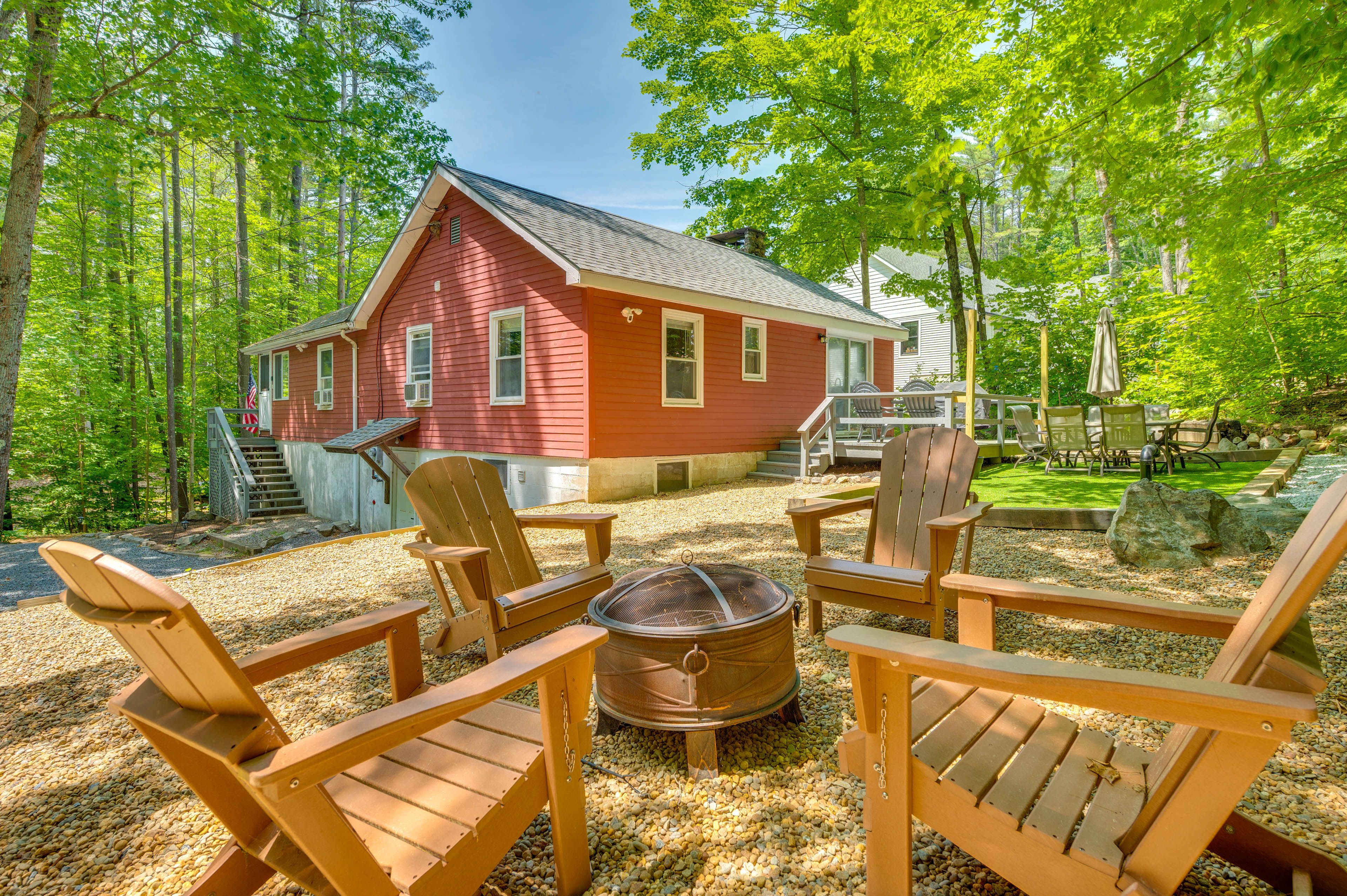 Alton Bay Vacation Rental | 2BR | 1BA | Stairs Required | 1,200 Sq Ft