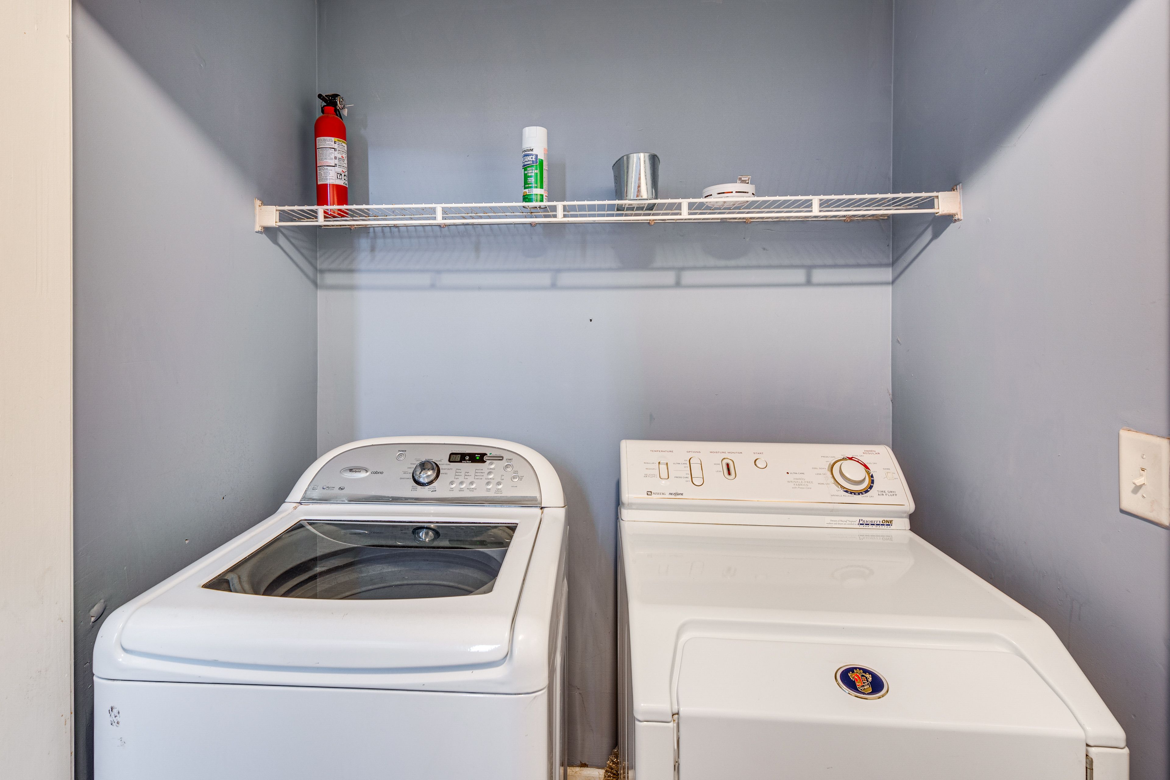 Laundry Area | Washer/Dryer | Laundry Detergent | Iron/Board