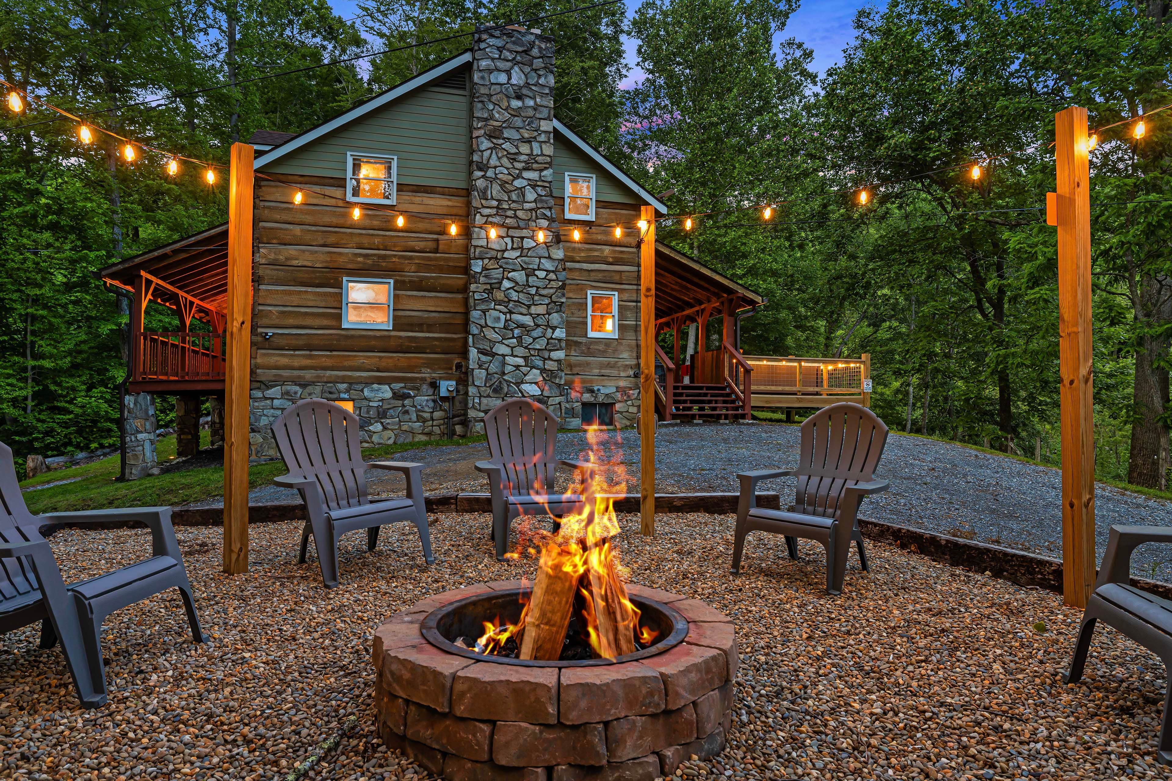 Wood-Burning Fire Pit