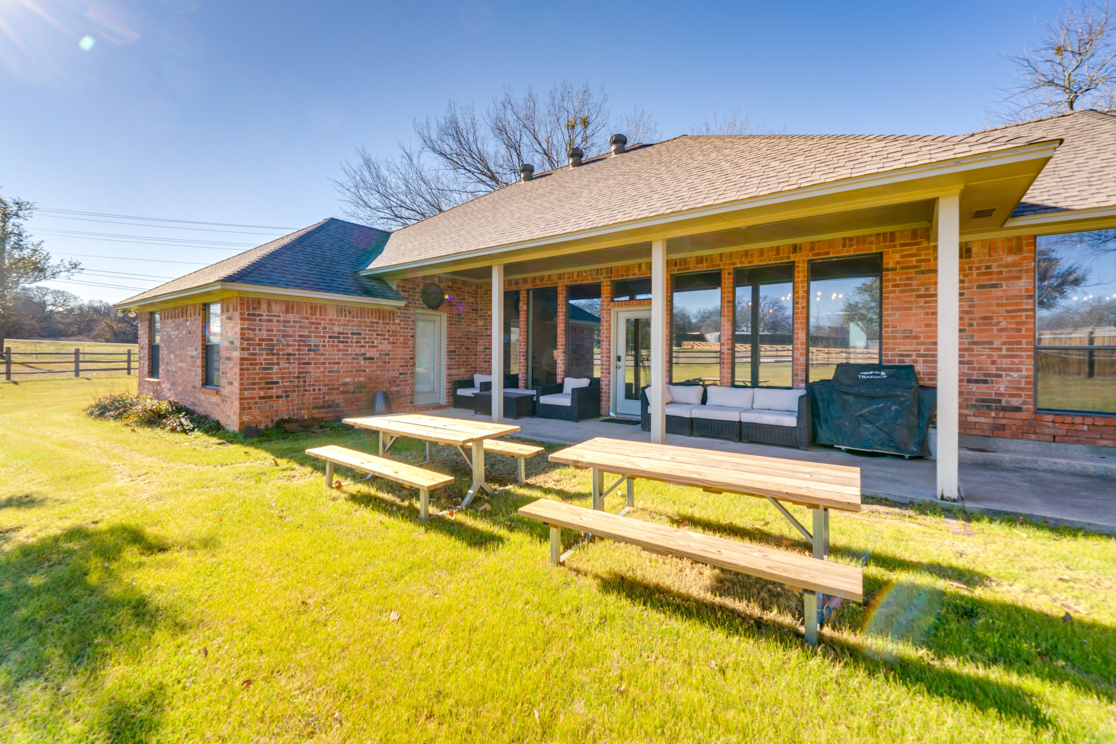 Back Patio | Grill Unavailable | Single-Story Home
