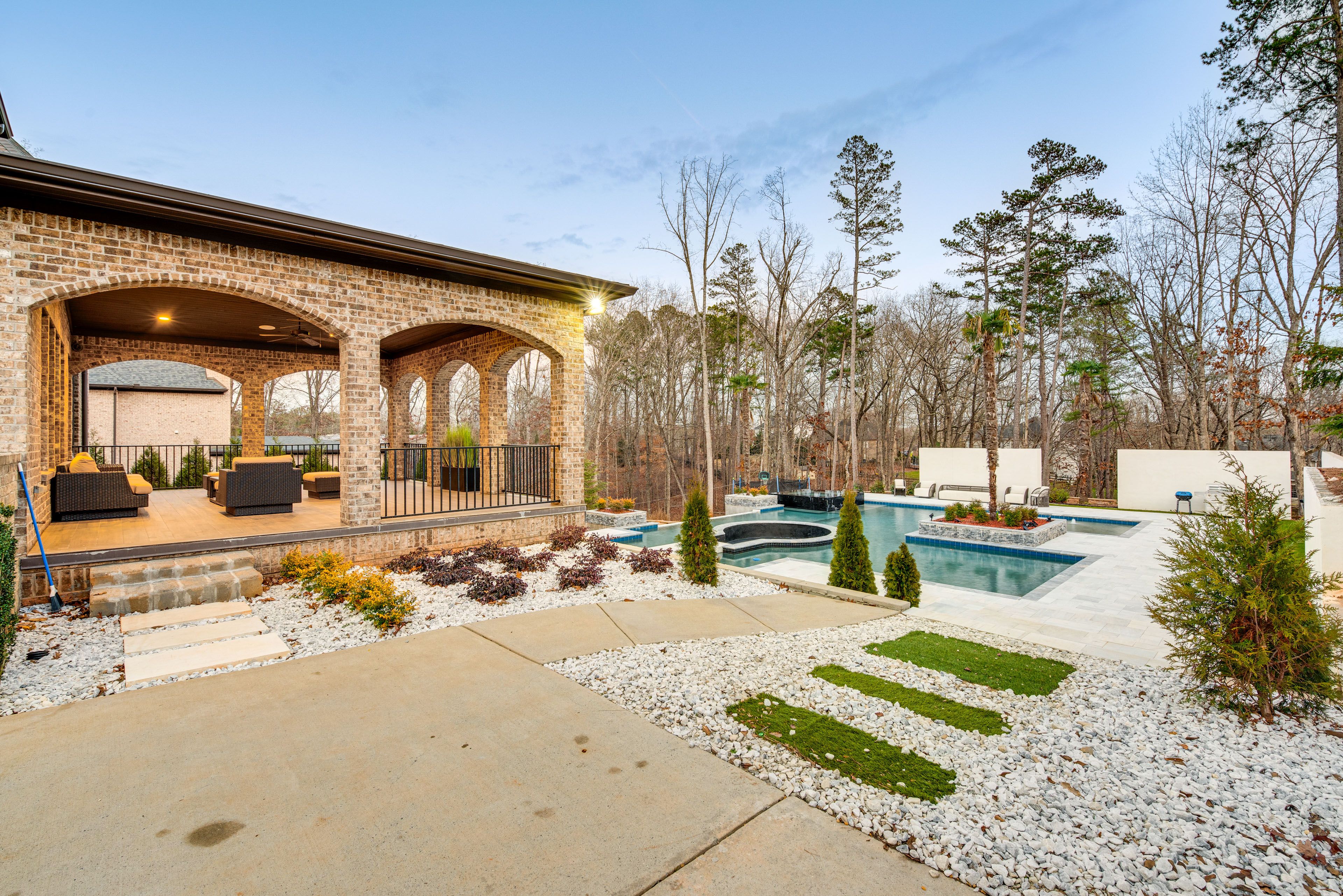 Large Patio | Outdoor Pool & Hot Tub