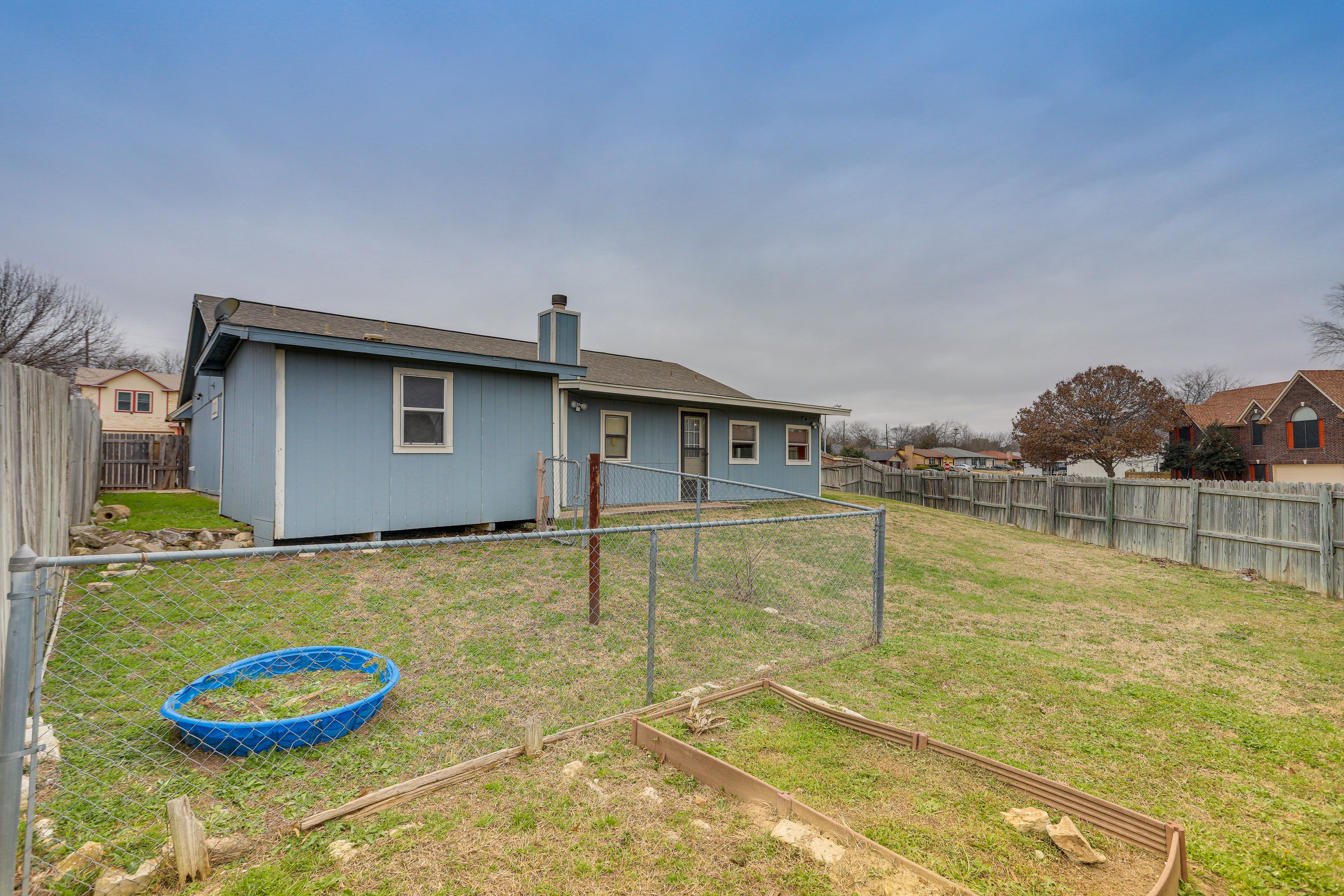 Fenced Backyard