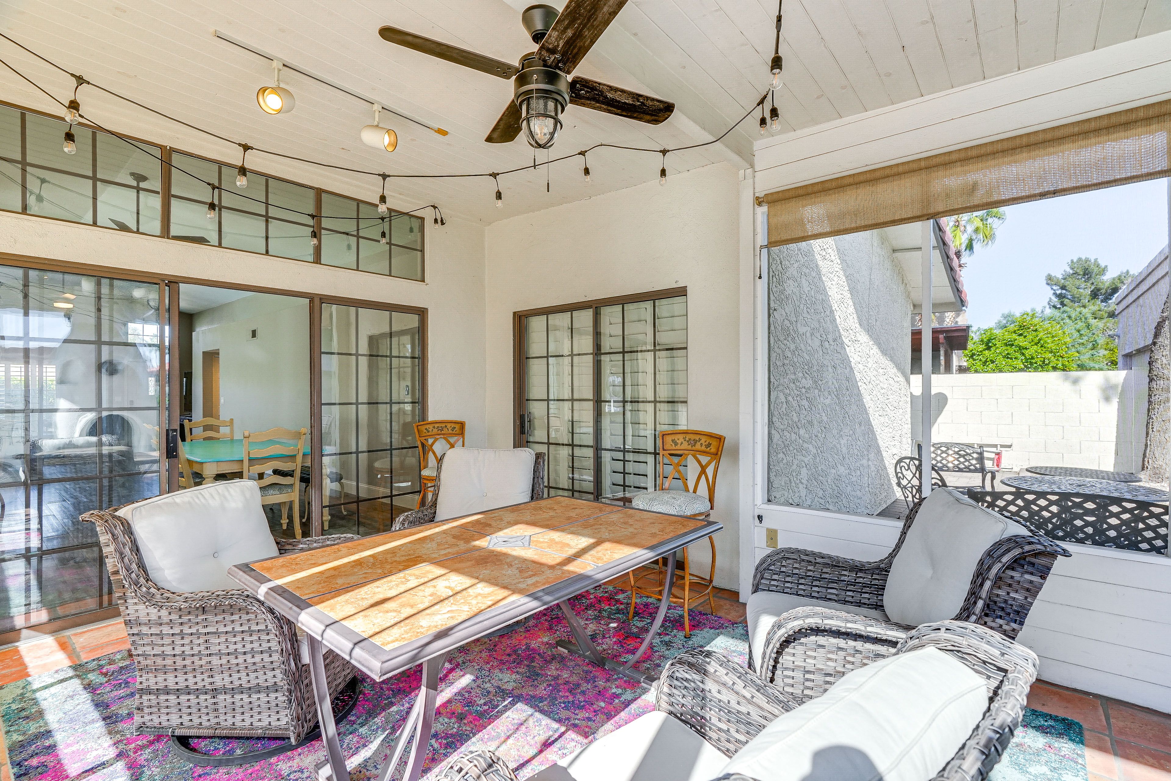 Screened Porch | Outdoor Fireplace | Outdoor Dining Area