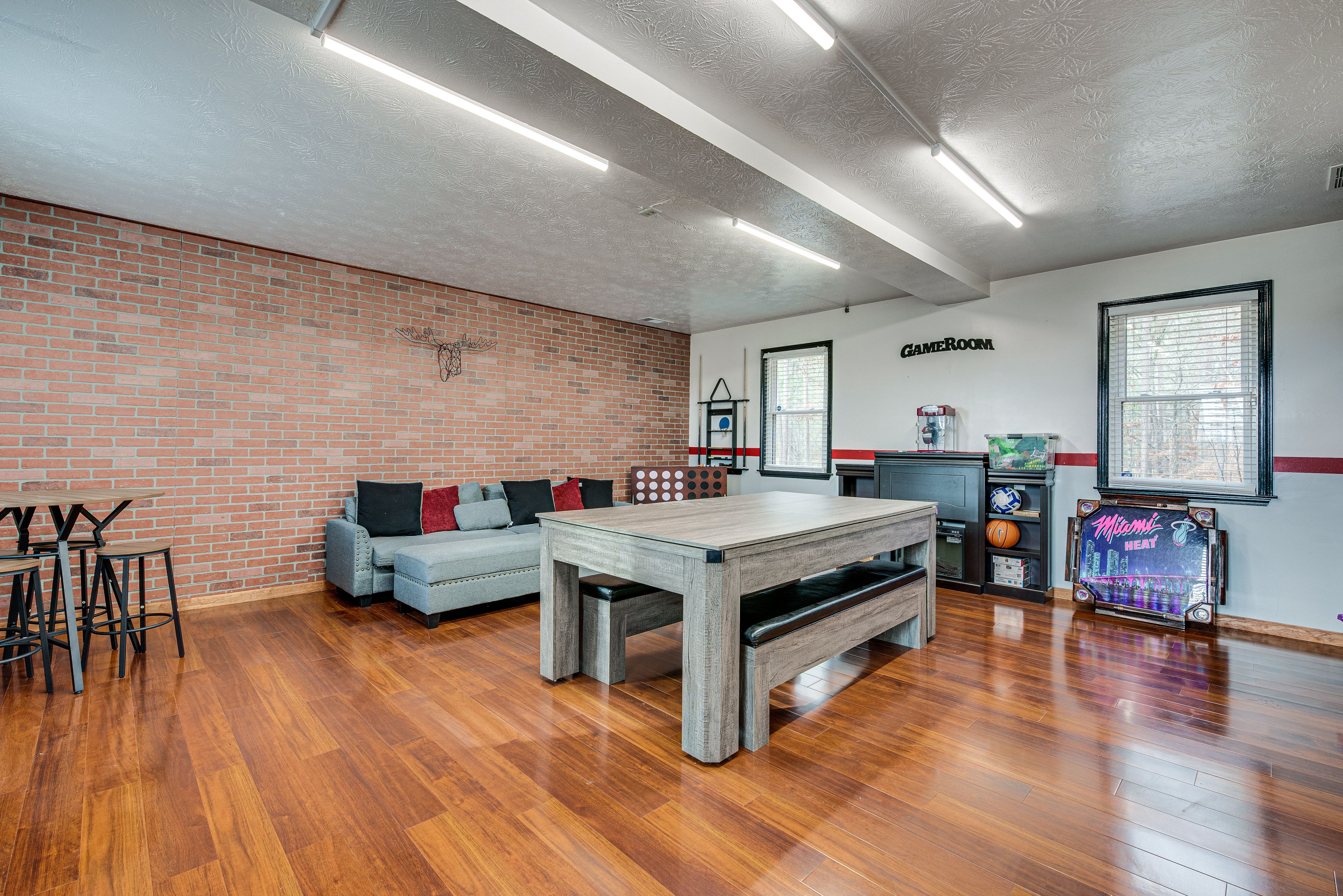 Game Room | 1st Floor | Convertible Game Table | Smart TV | Popcorn Maker