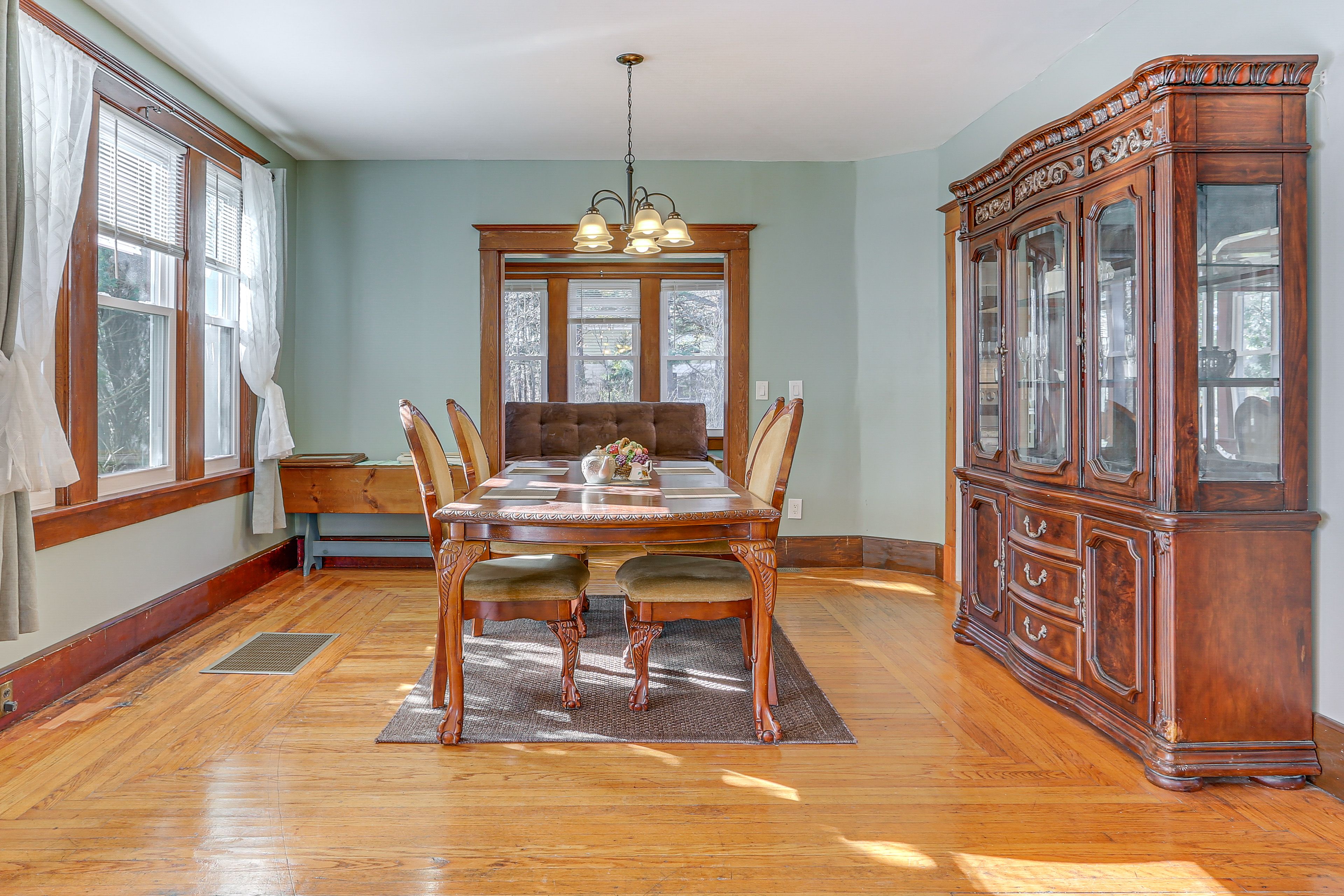 Dining Area | Dishware & Flatware | 1st Floor