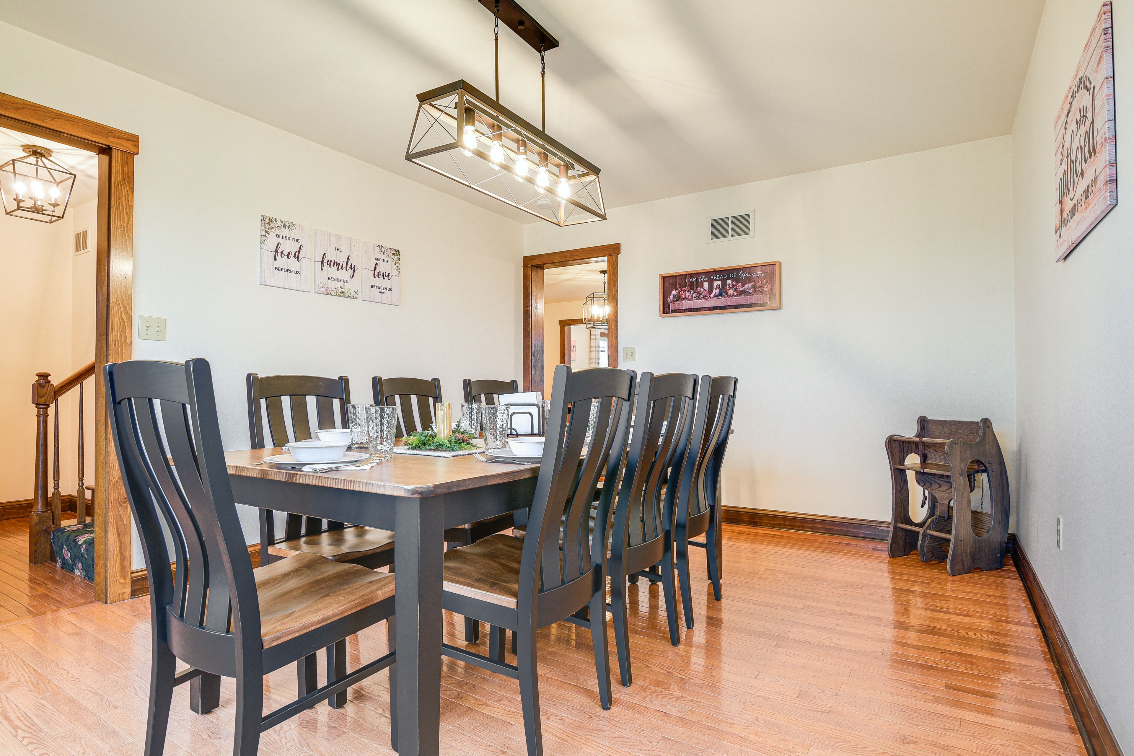 Dining Room | Dishware/Flatware Provided | 1st Floor