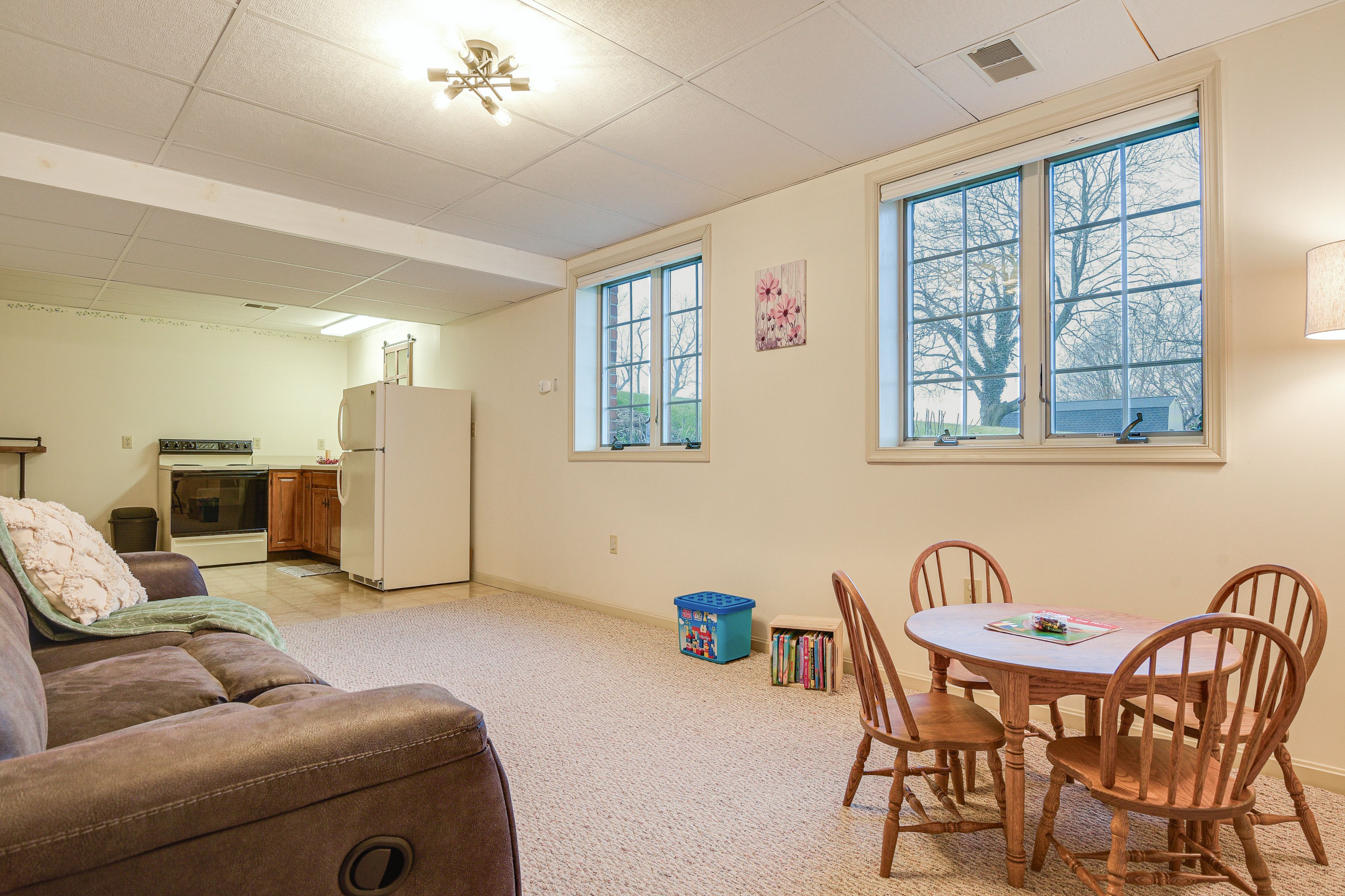 Lower Living Area | Basement Level