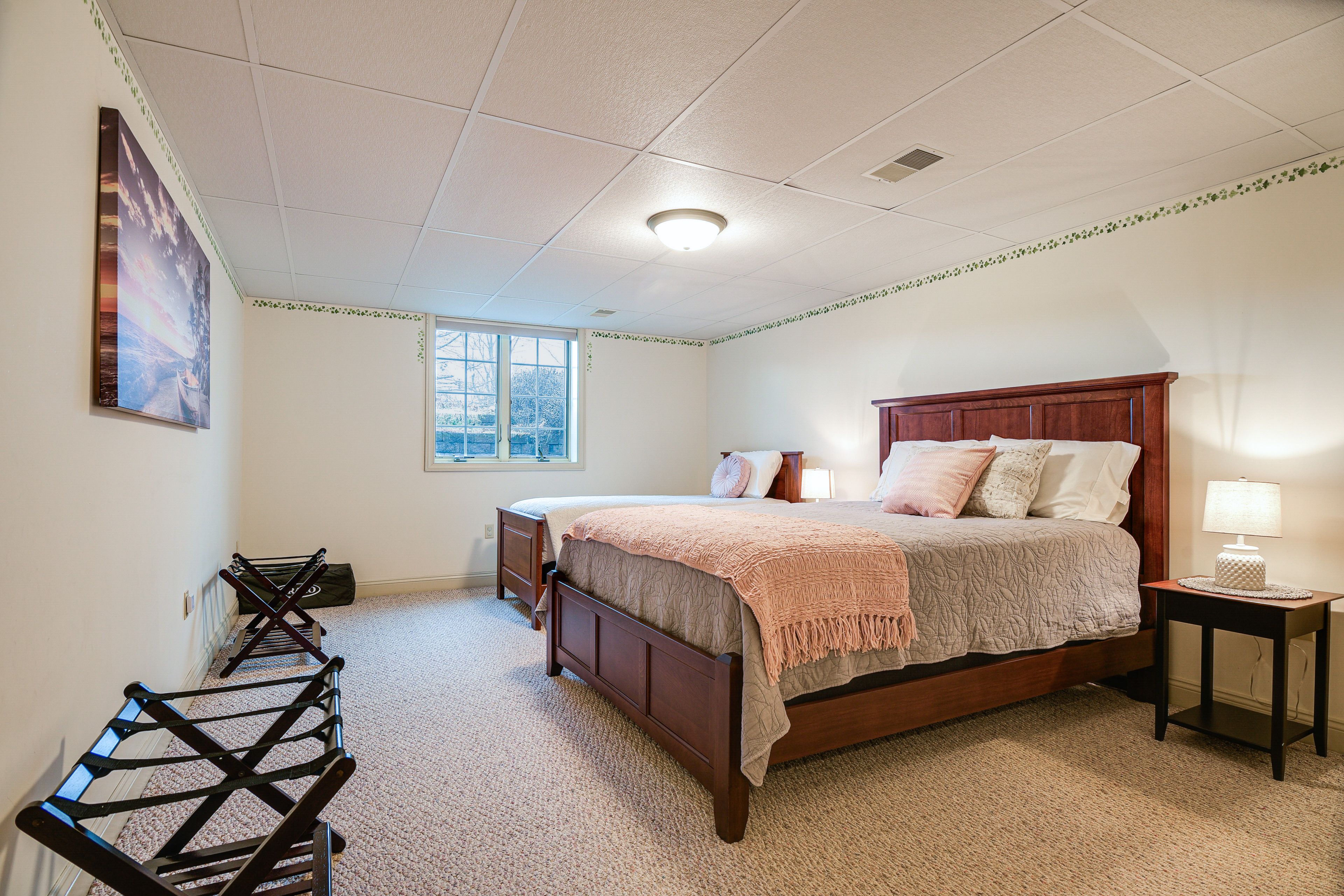 Bedroom 5 | Queen Bed | Twin Bed | Basement Level