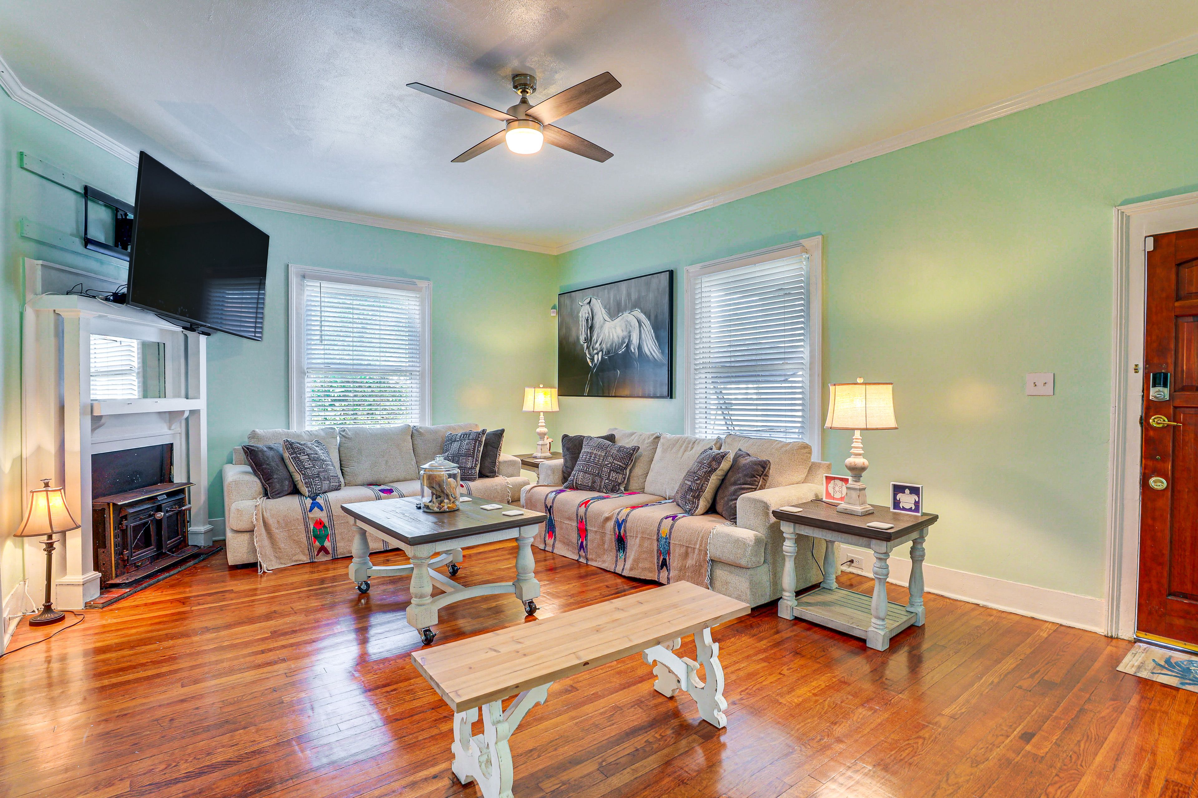 Sumter Vacation Rental | 3BR | 1.5BA | 1,728 Sq Ft | Stairs Required