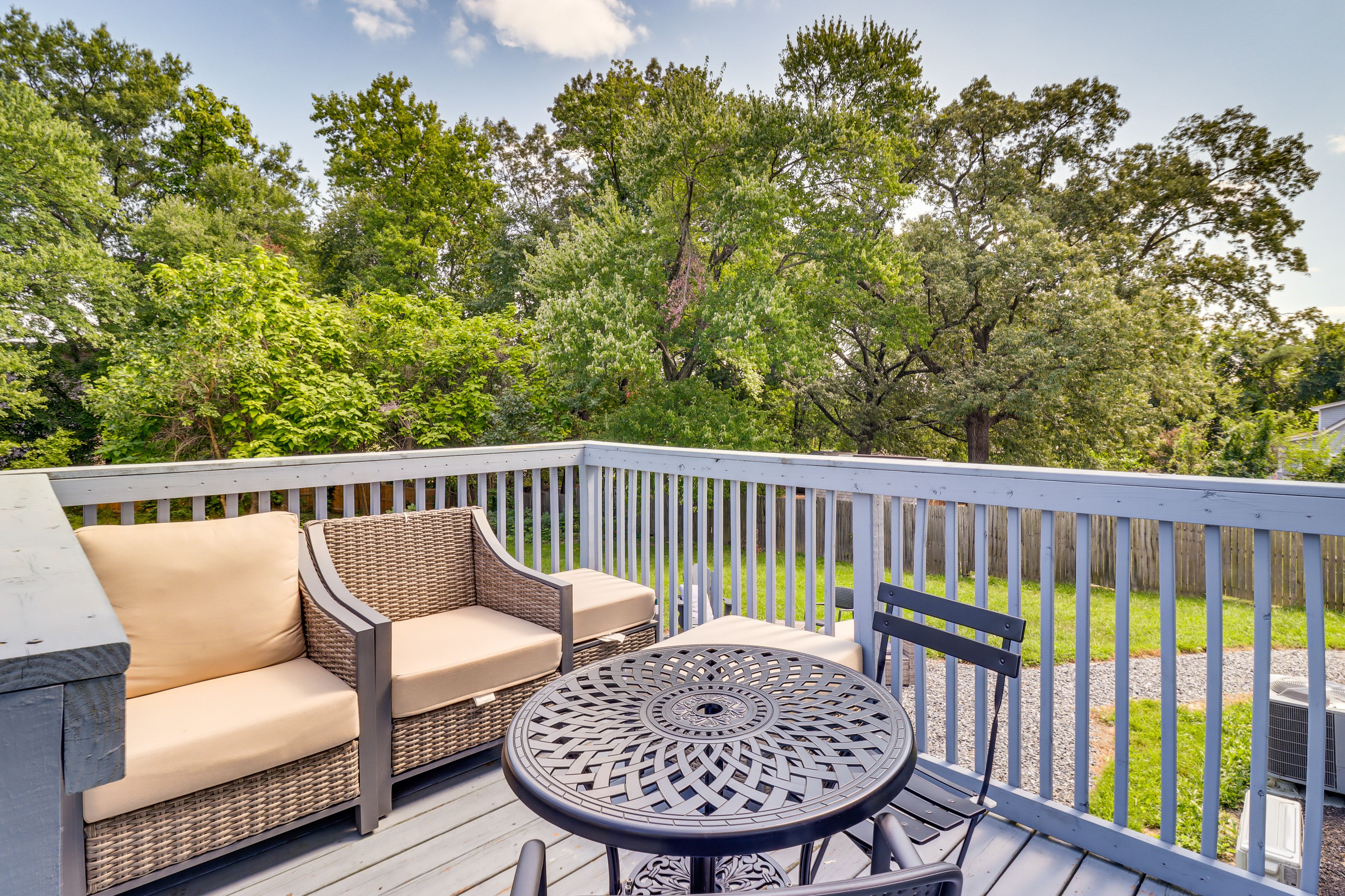 Shared Back Deck