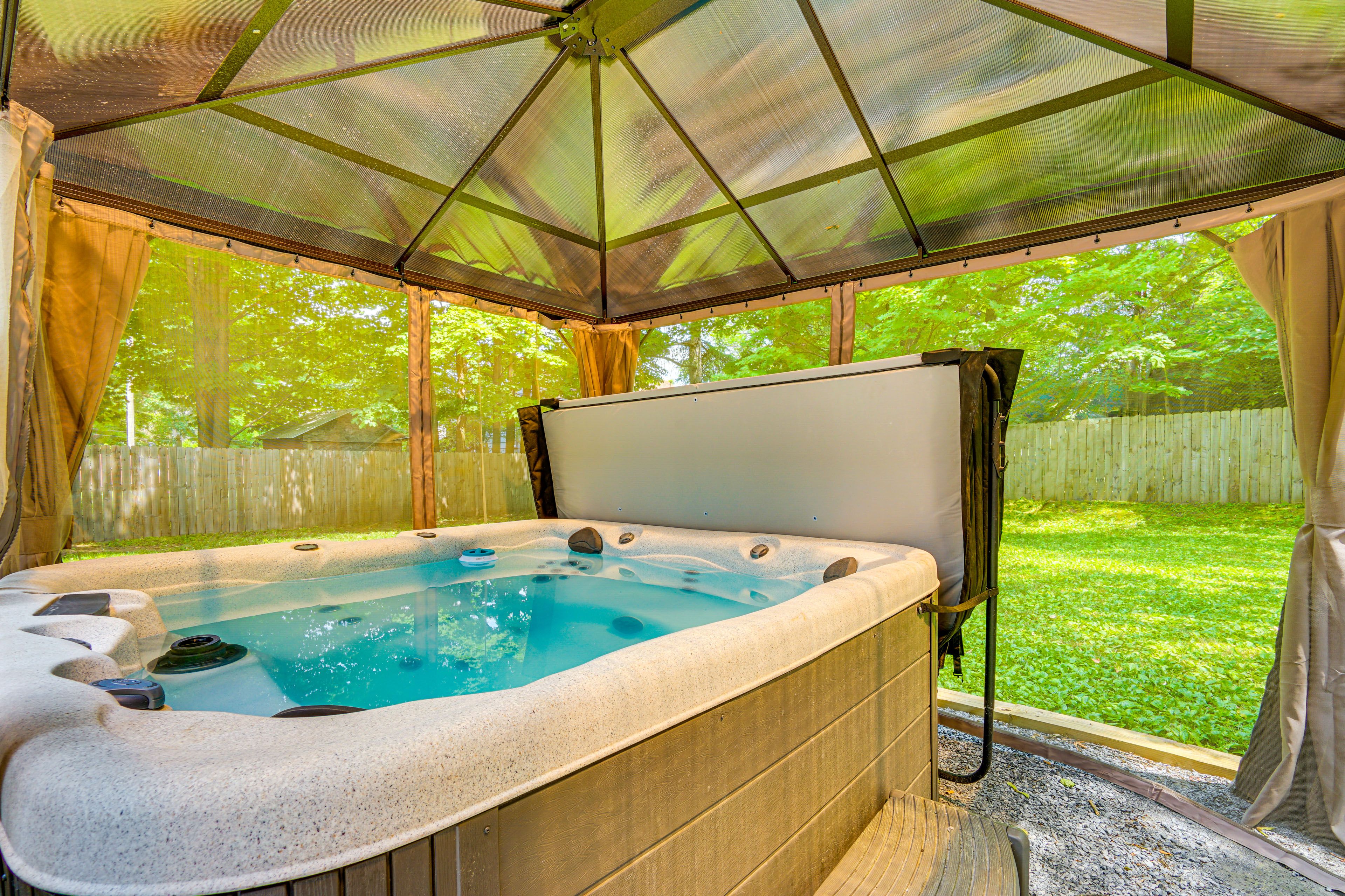 Covered Hot Tub