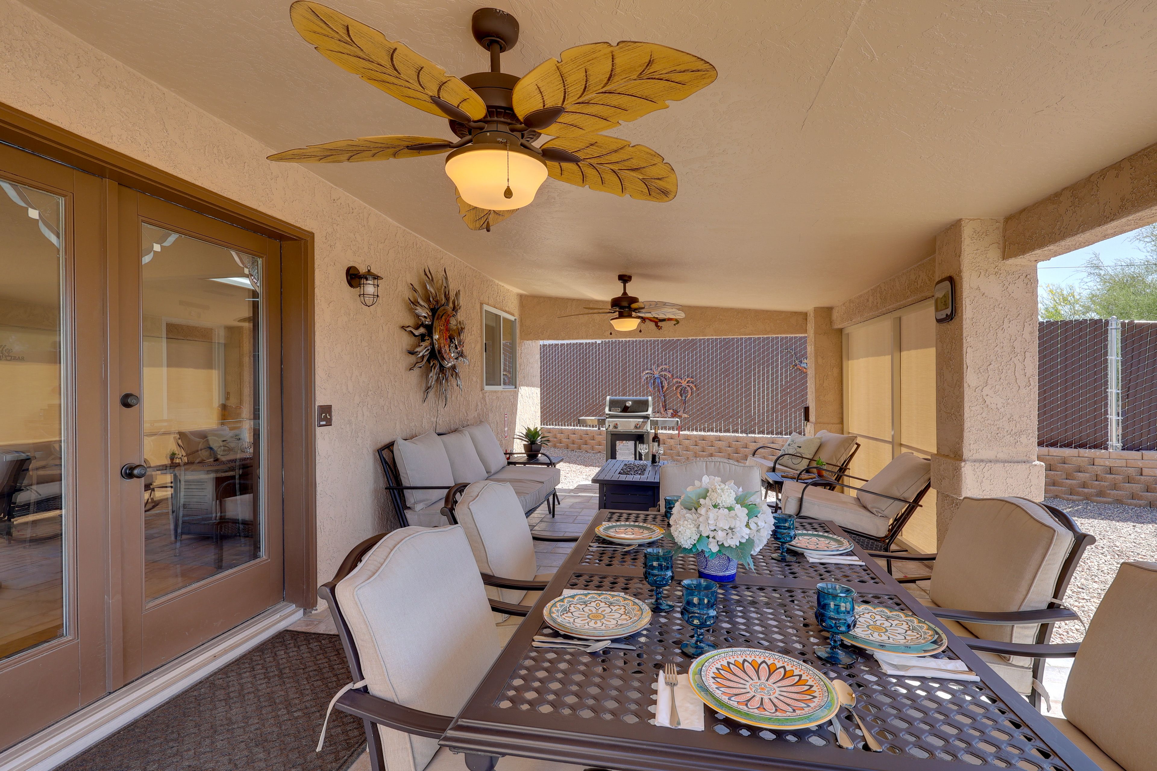 Covered Patio | Gas Grill (Propane Provided)