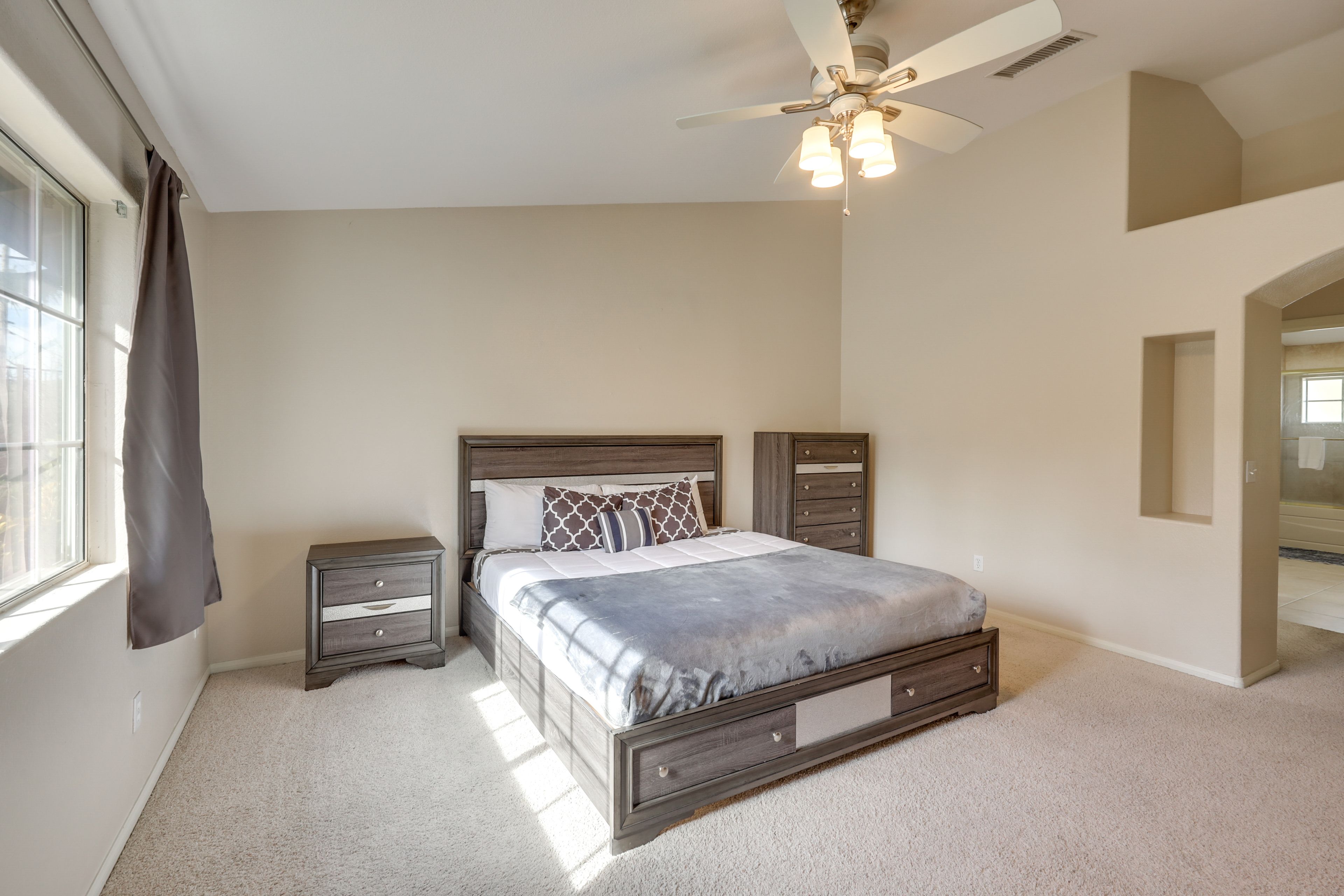 Bedroom 1 | California King Bed | En-Suite Bathroom