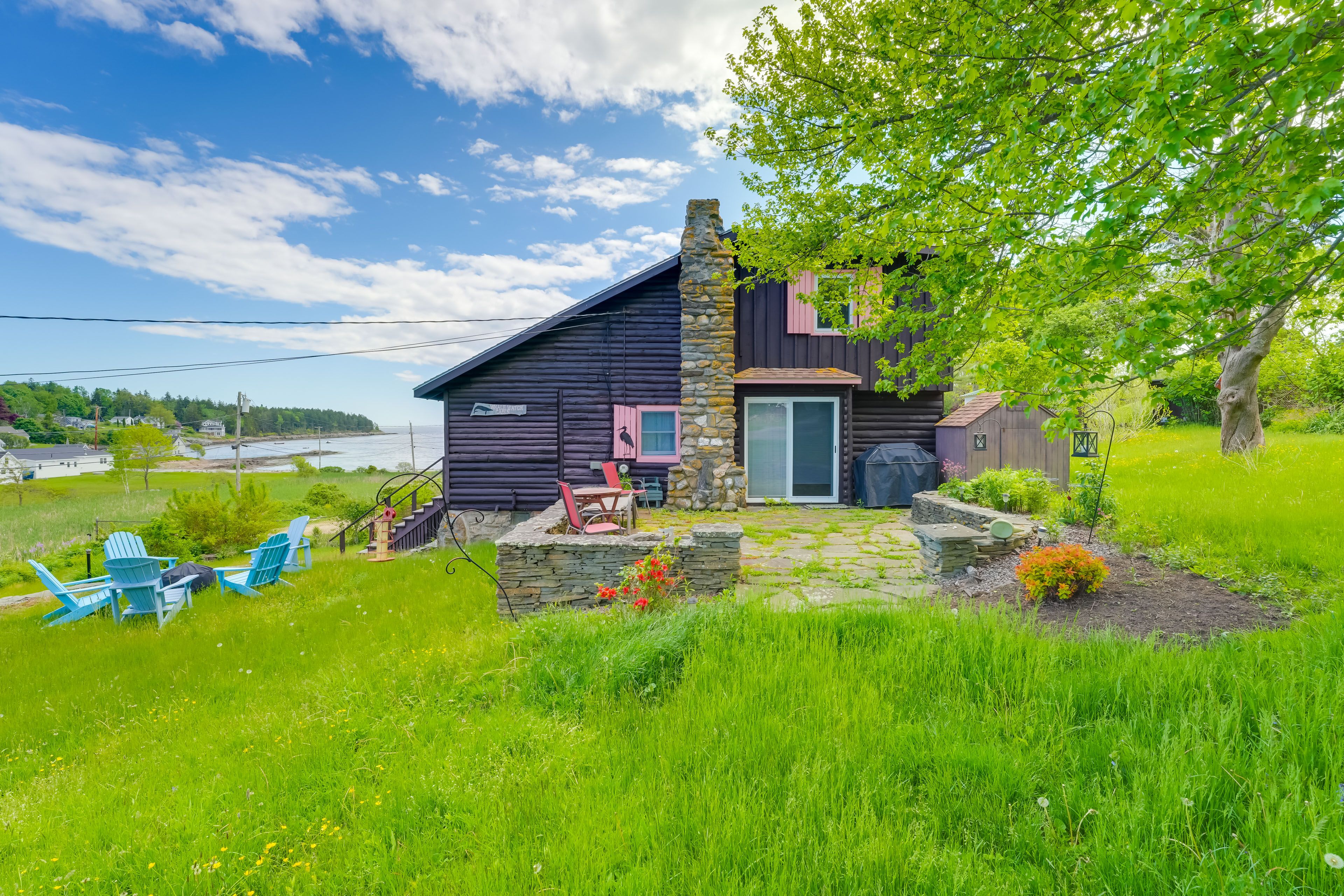 Home Exterior | Patio w/ Gas Grill | Wood-Burning Fire Pit