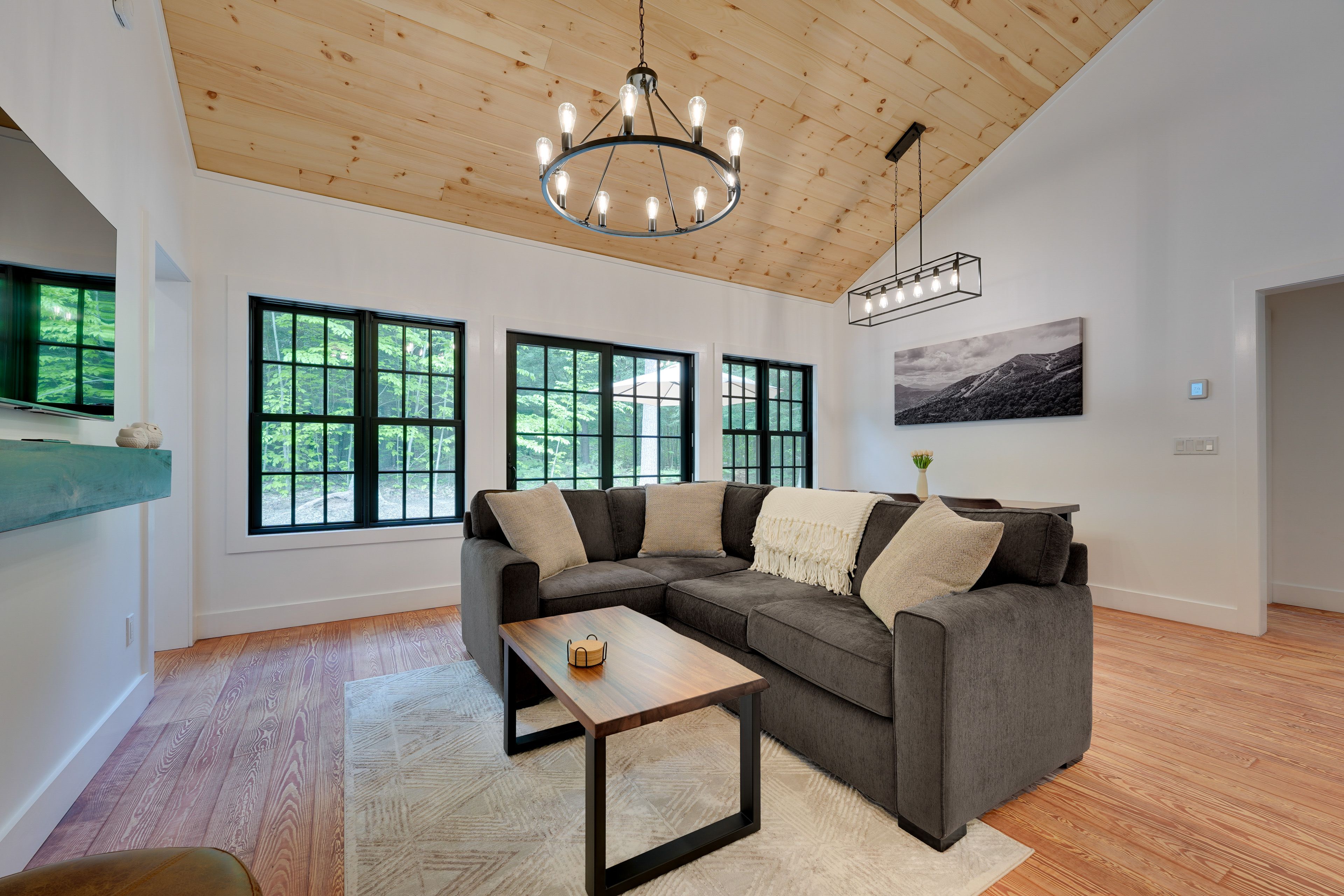 Living Room | Smart TV | Radiant Floor Heating