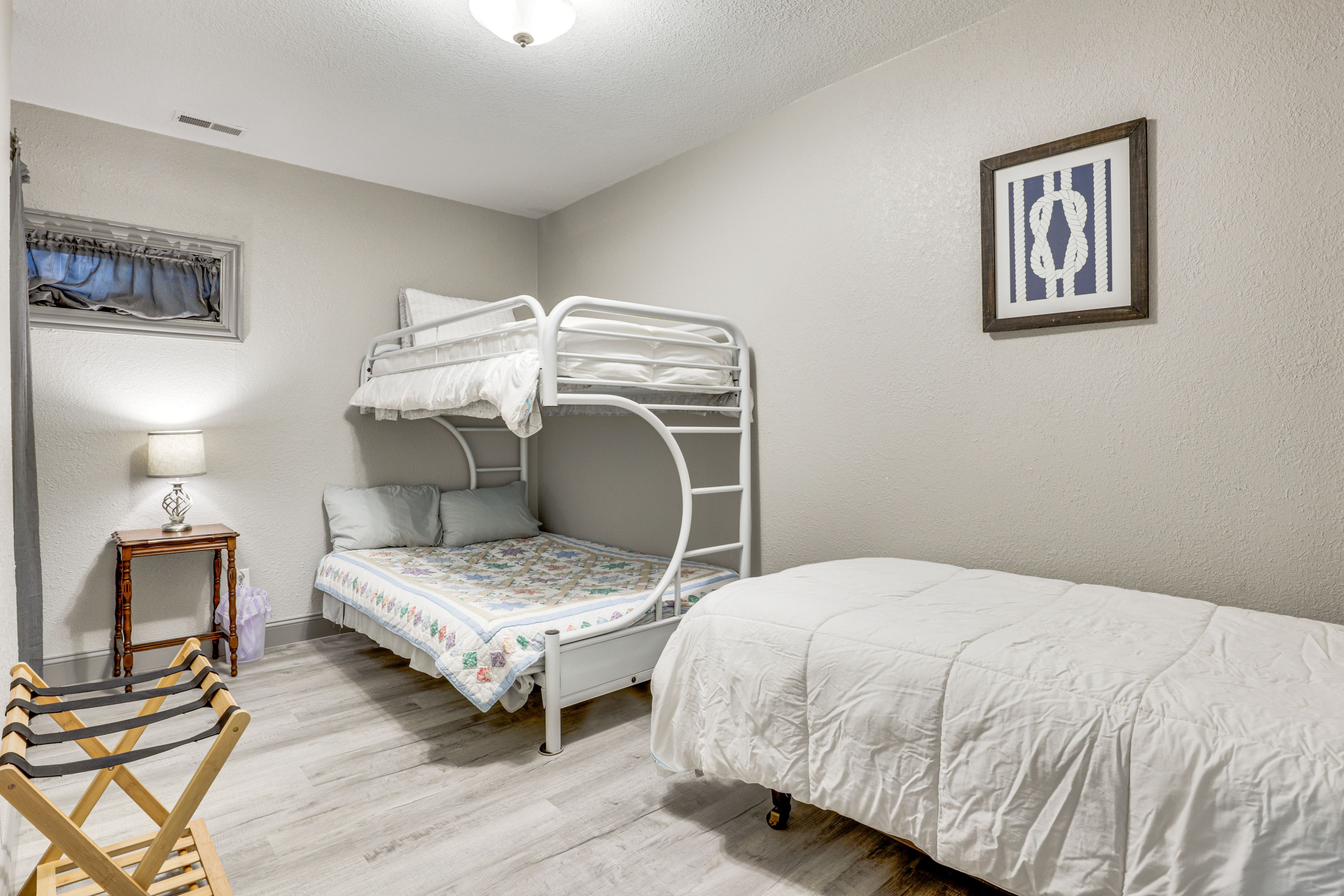 Bedroom 4 | Twin Bed | Twin/Full Bunk Bed | Lower Level