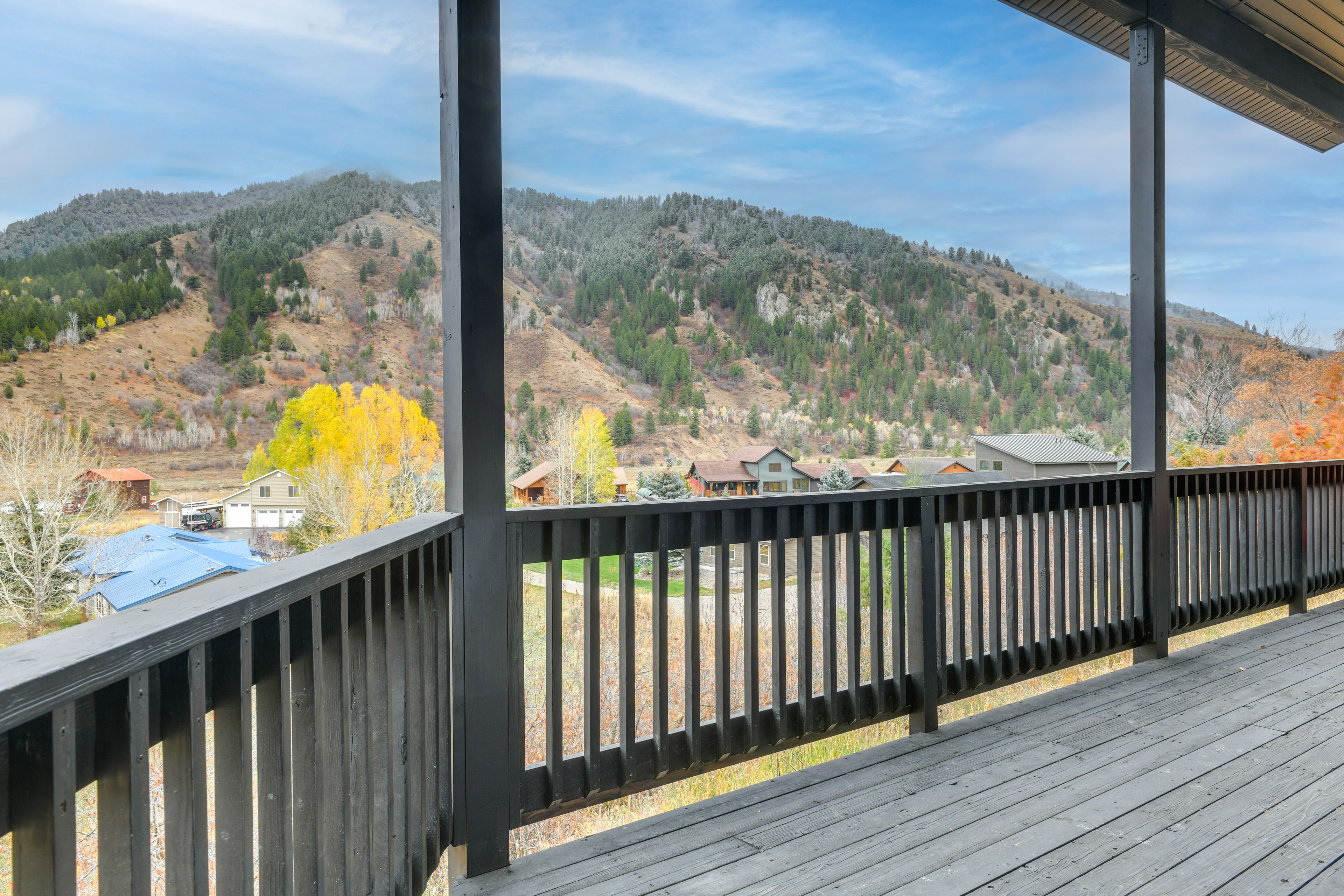 House Exterior | Furnished Deck | Mountain Views