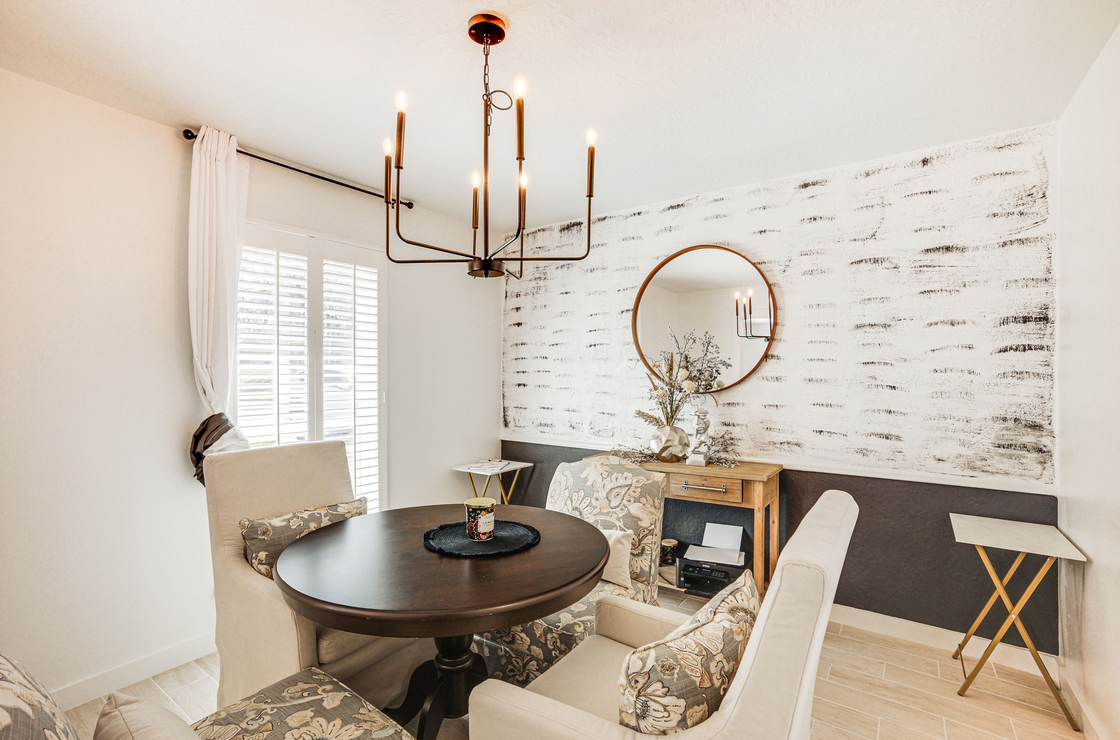 Dining Area | 1st Floor | Dishware & Flatware Provided | Central A/C & Heating