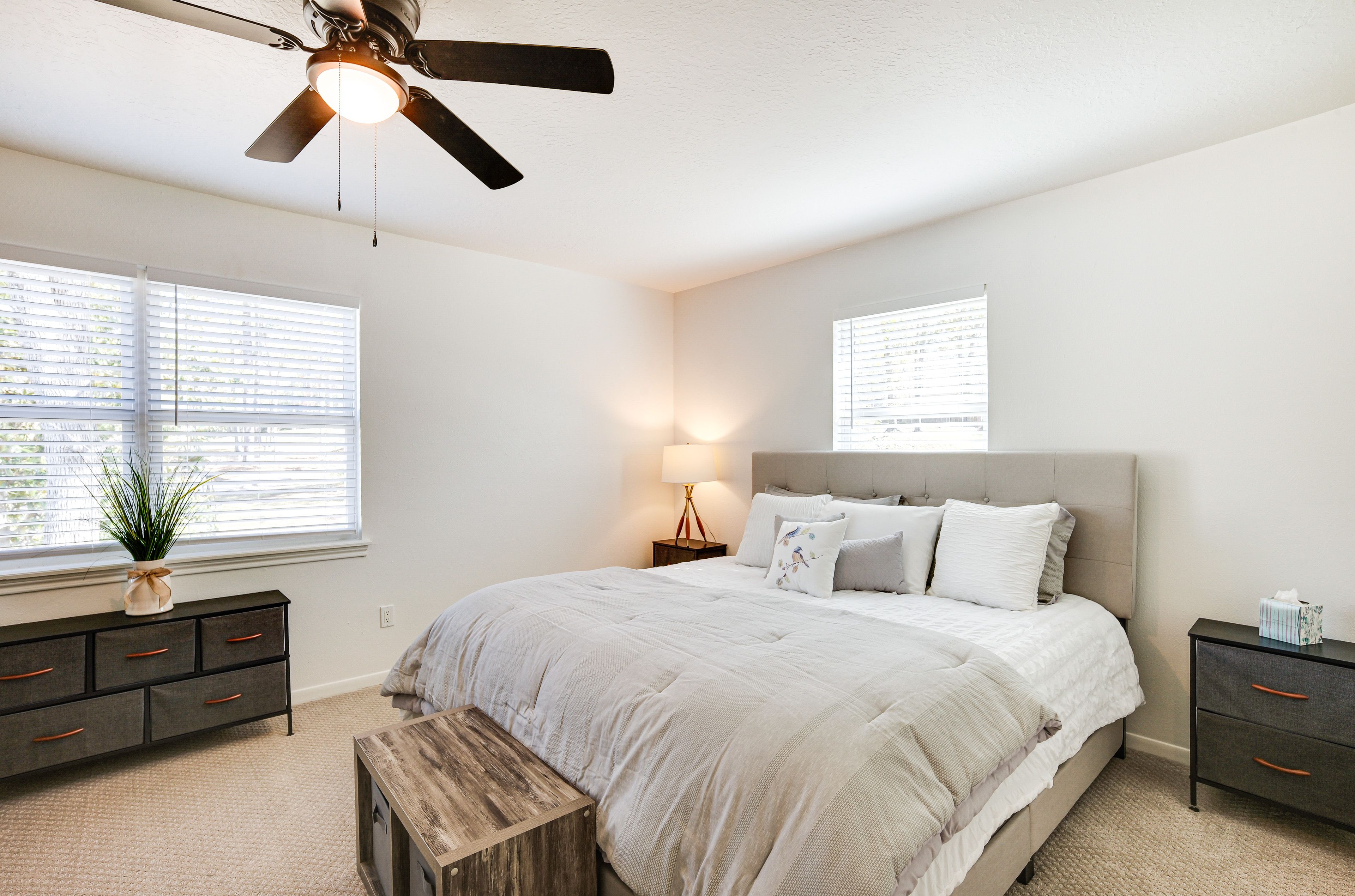 Bedroom 1 | 2nd Floor | California King Bed | Linens Provided