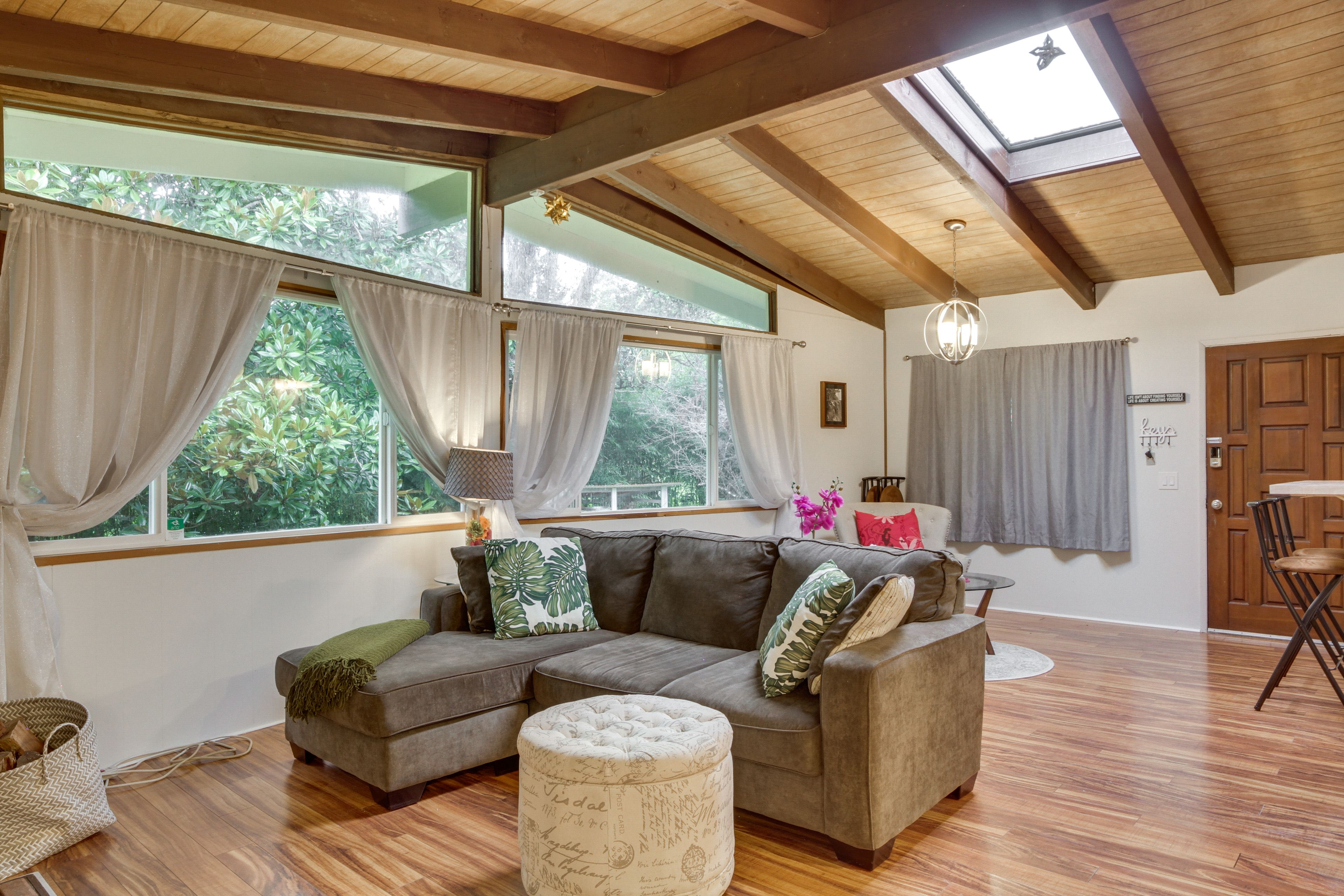 Living Room | Smart TV | Wood-Burning Stove
