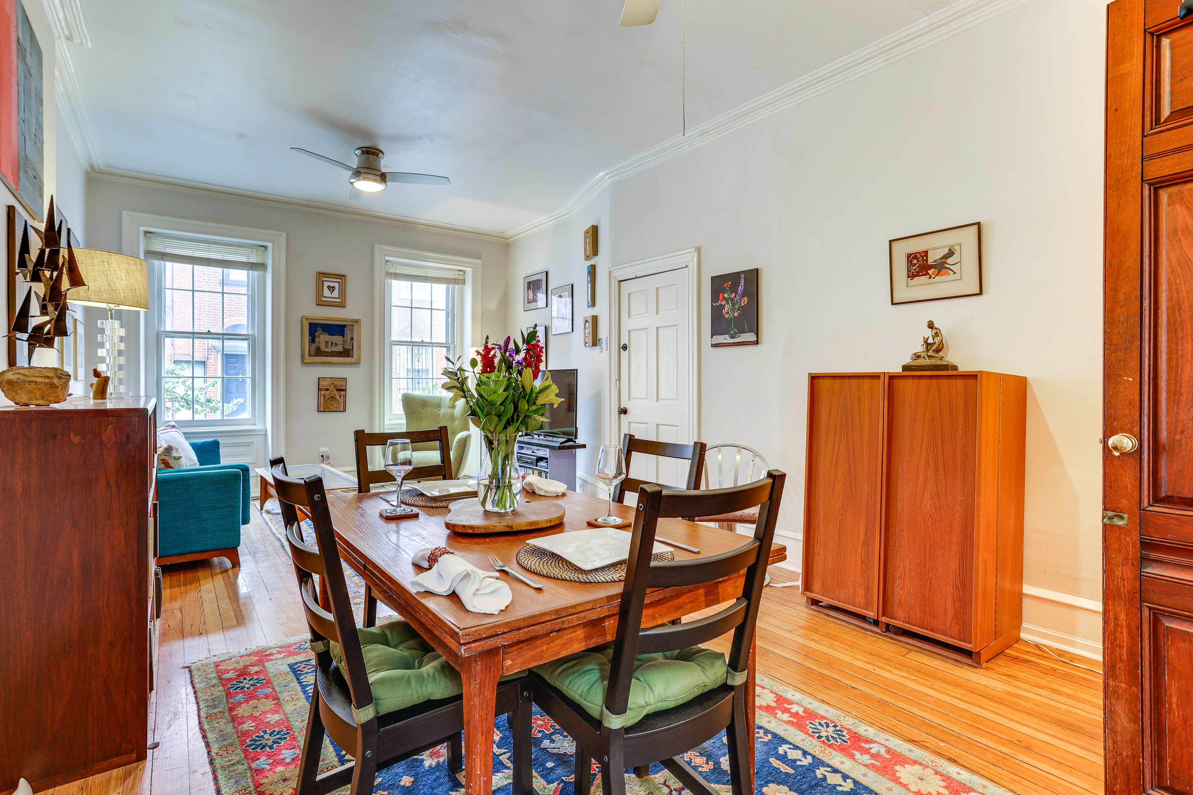 Dining Area | Main Level | Dishware + Flatware