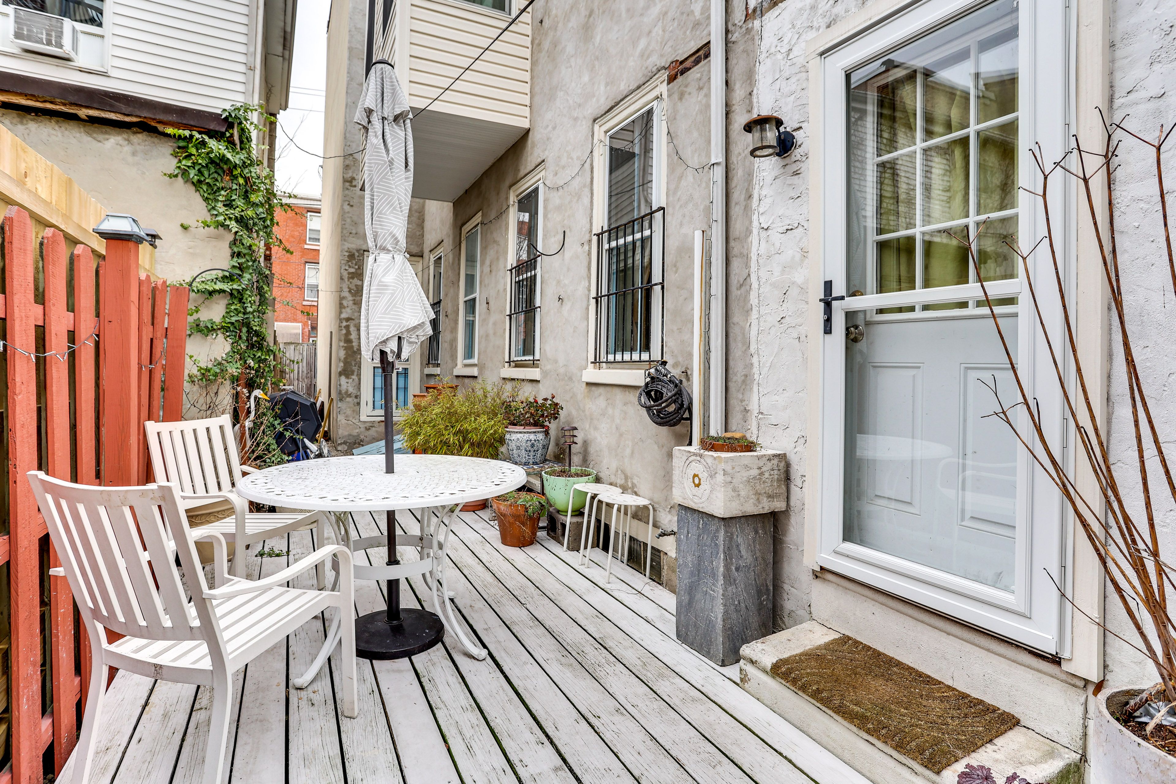 Outdoor Space | Dining Area w/ Umbrella