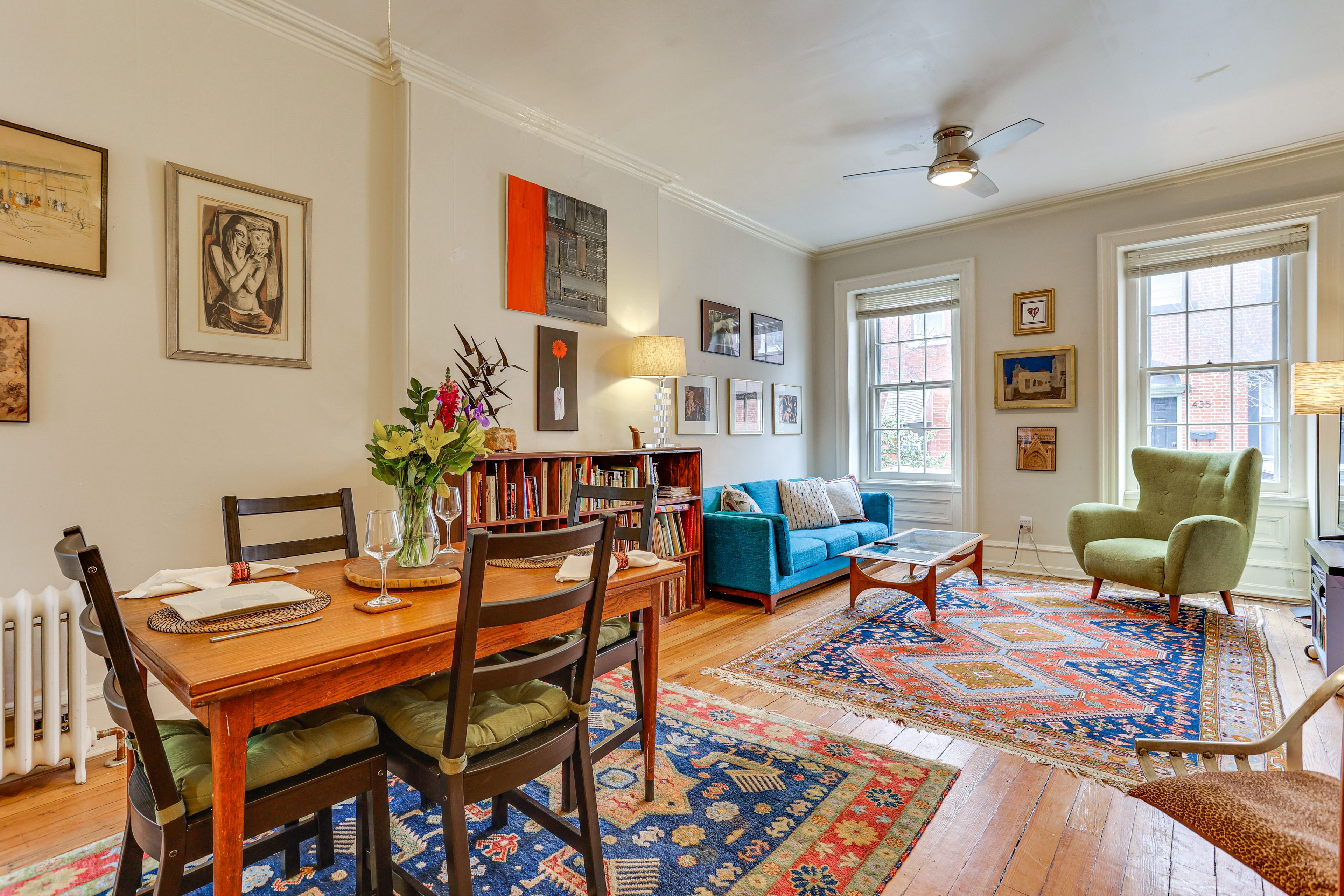 Philadelphia Vacation Rental | 1BR | 1BA | Steps to Enter | 900 Sq Ft