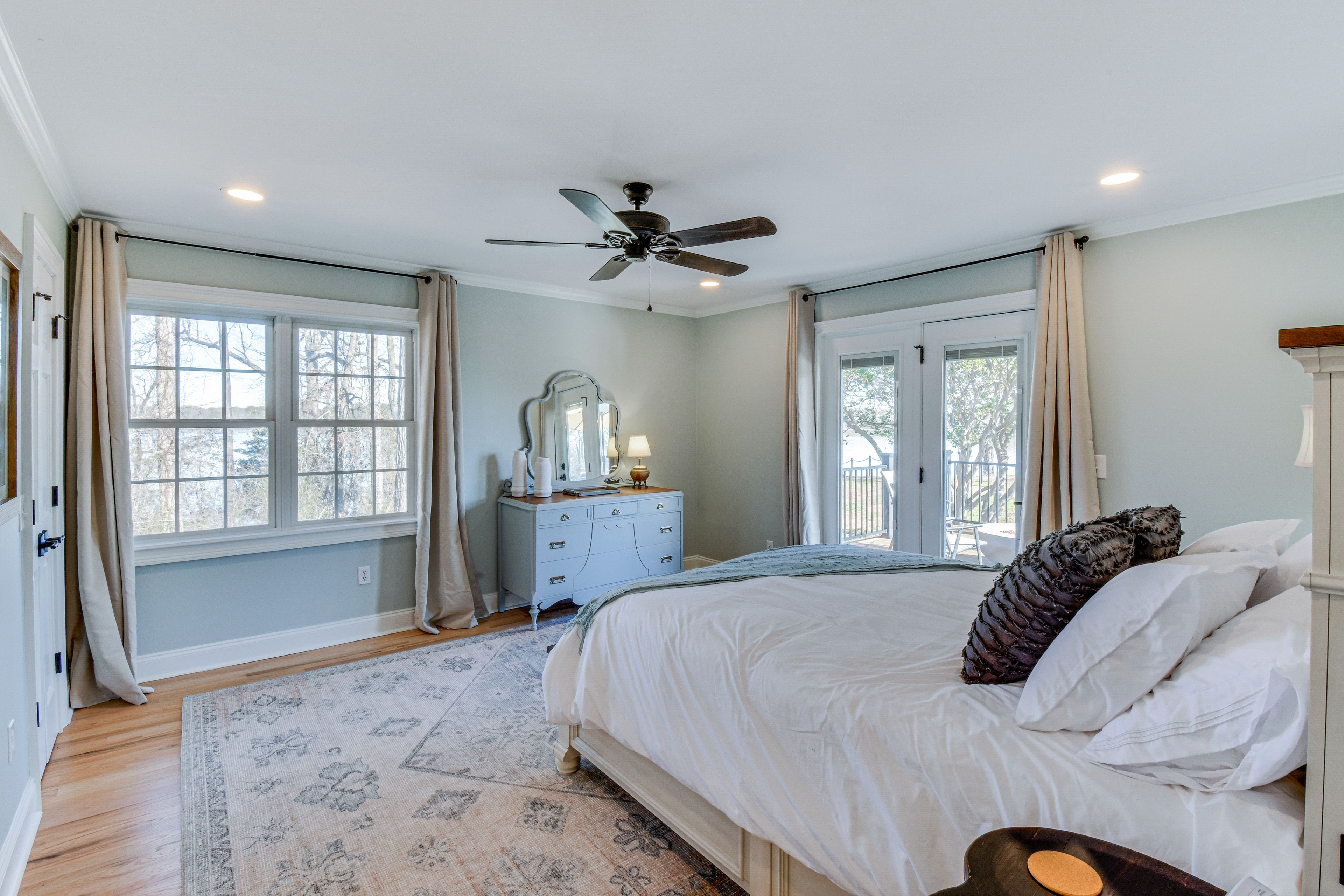 Bedroom 3 | Queen Bed | 2 Full Air Mattresses Available | 1st Floor