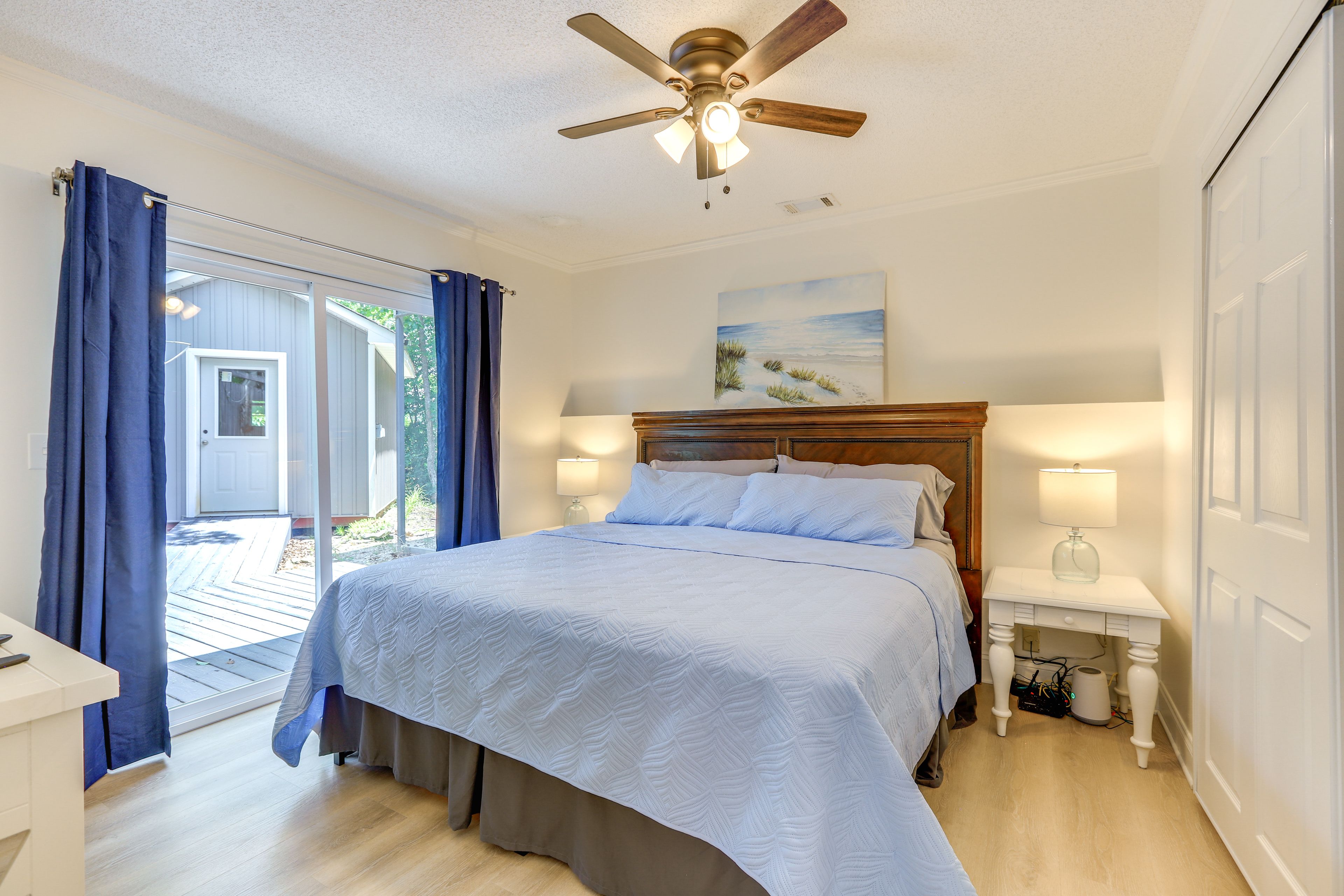 Bedroom | 1st Floor | King Bed | Linens Provided | Smart TV