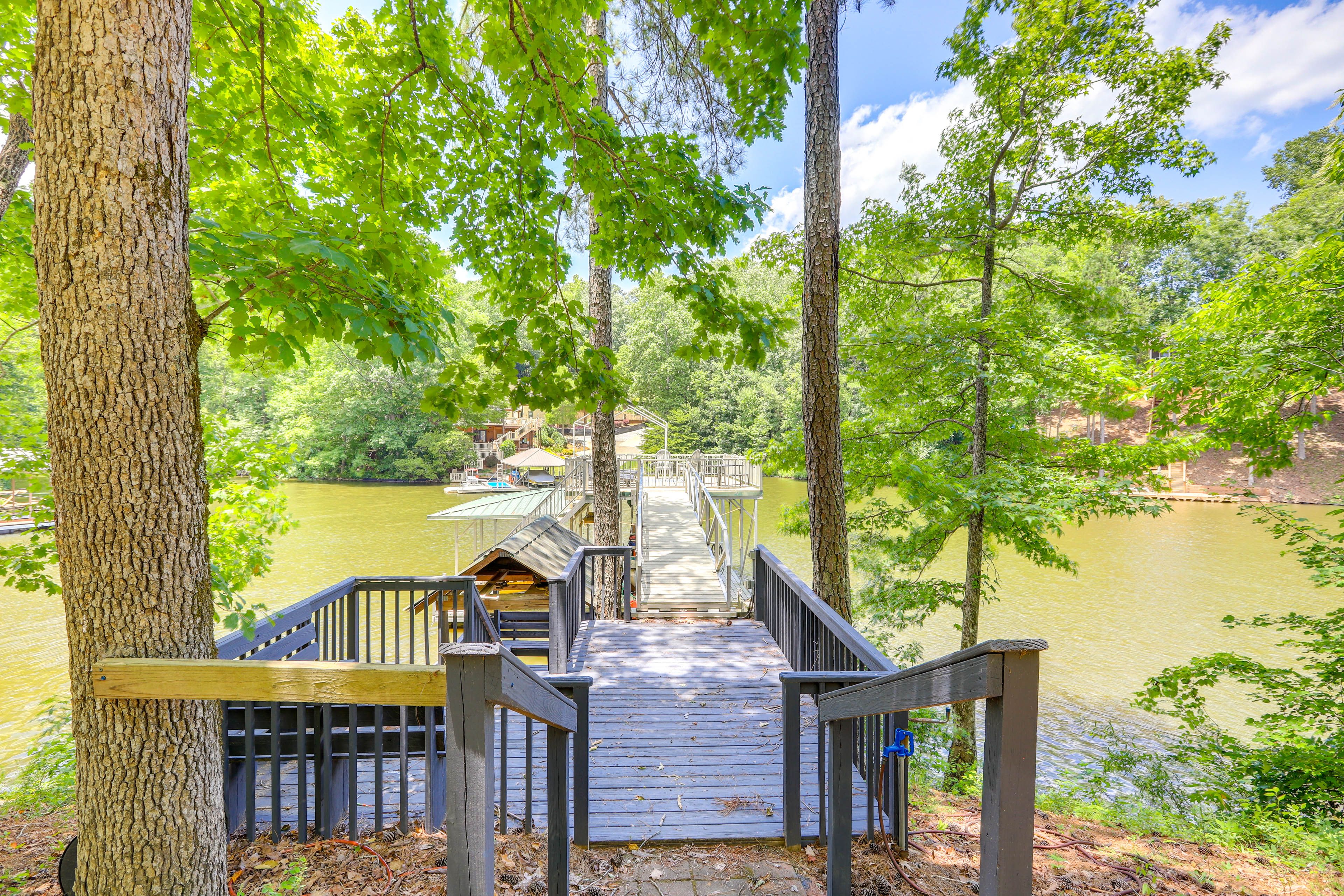 Multi-Level Dock | Ample Seating | Kayak + Canoe