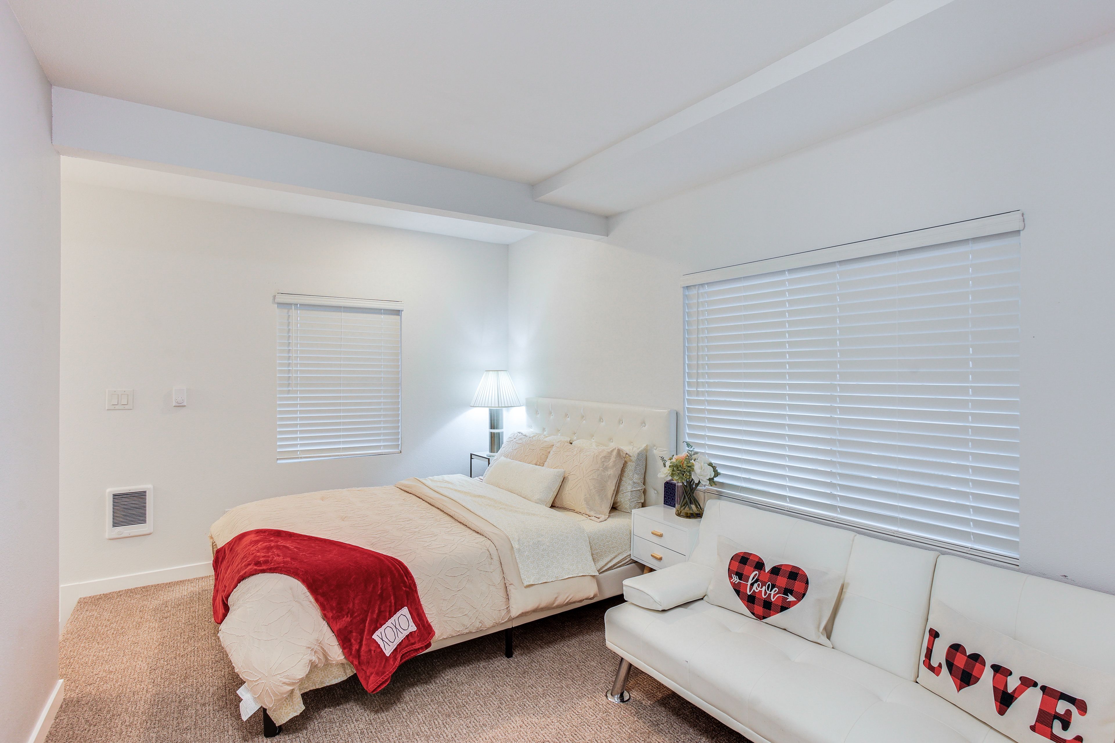 Bedroom 1 | Queen Bed | Futon | Linens Provided