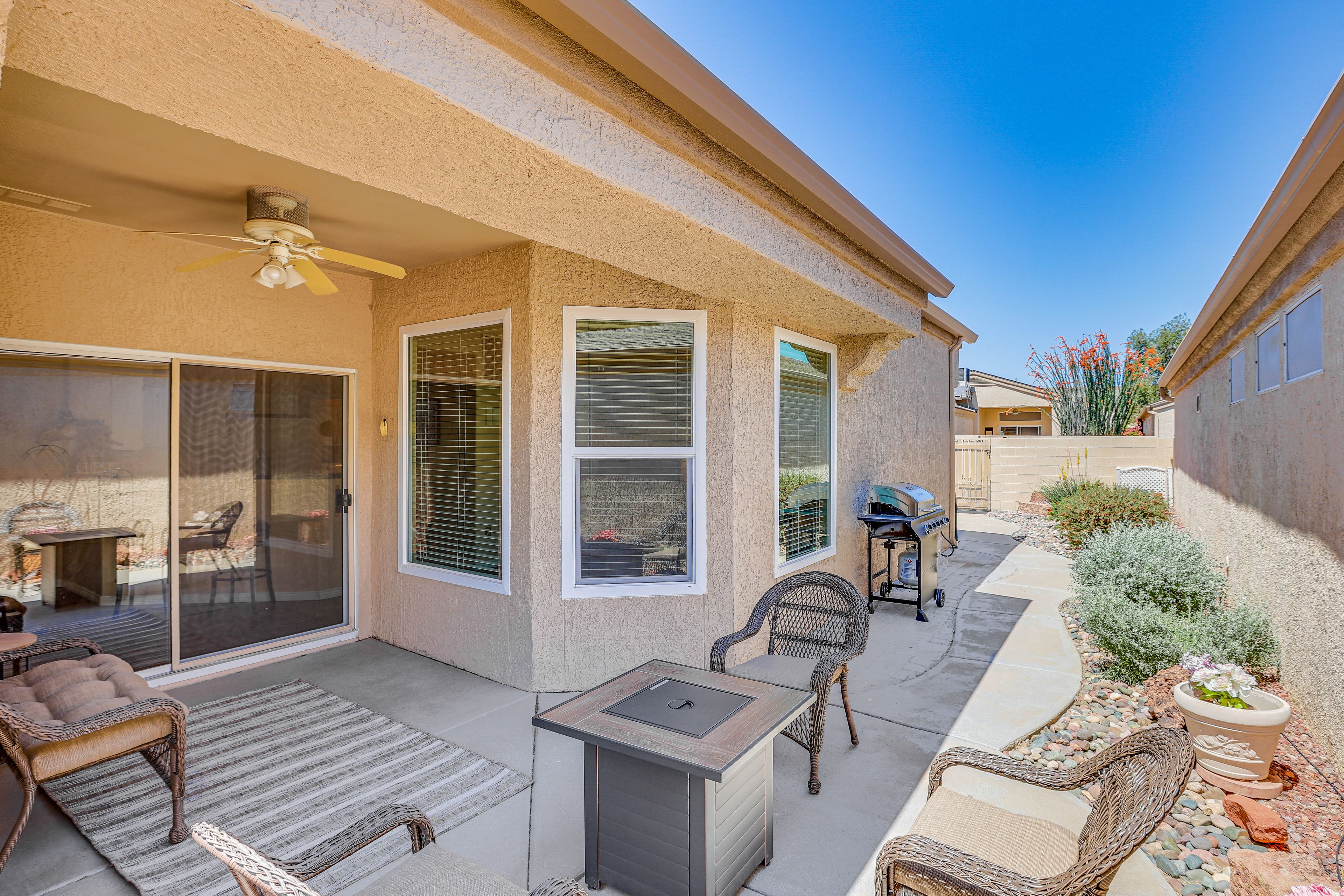 Sun City West Vacation Rental | 2BR | 2BA | 1,326 Sq Ft | Small Step for Entry